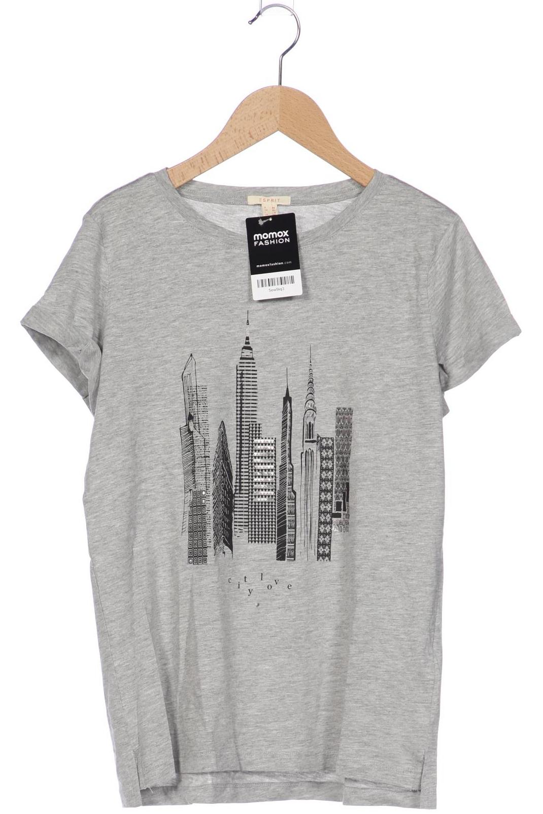 

Esprit Damen T-Shirt, grau, Gr. 34