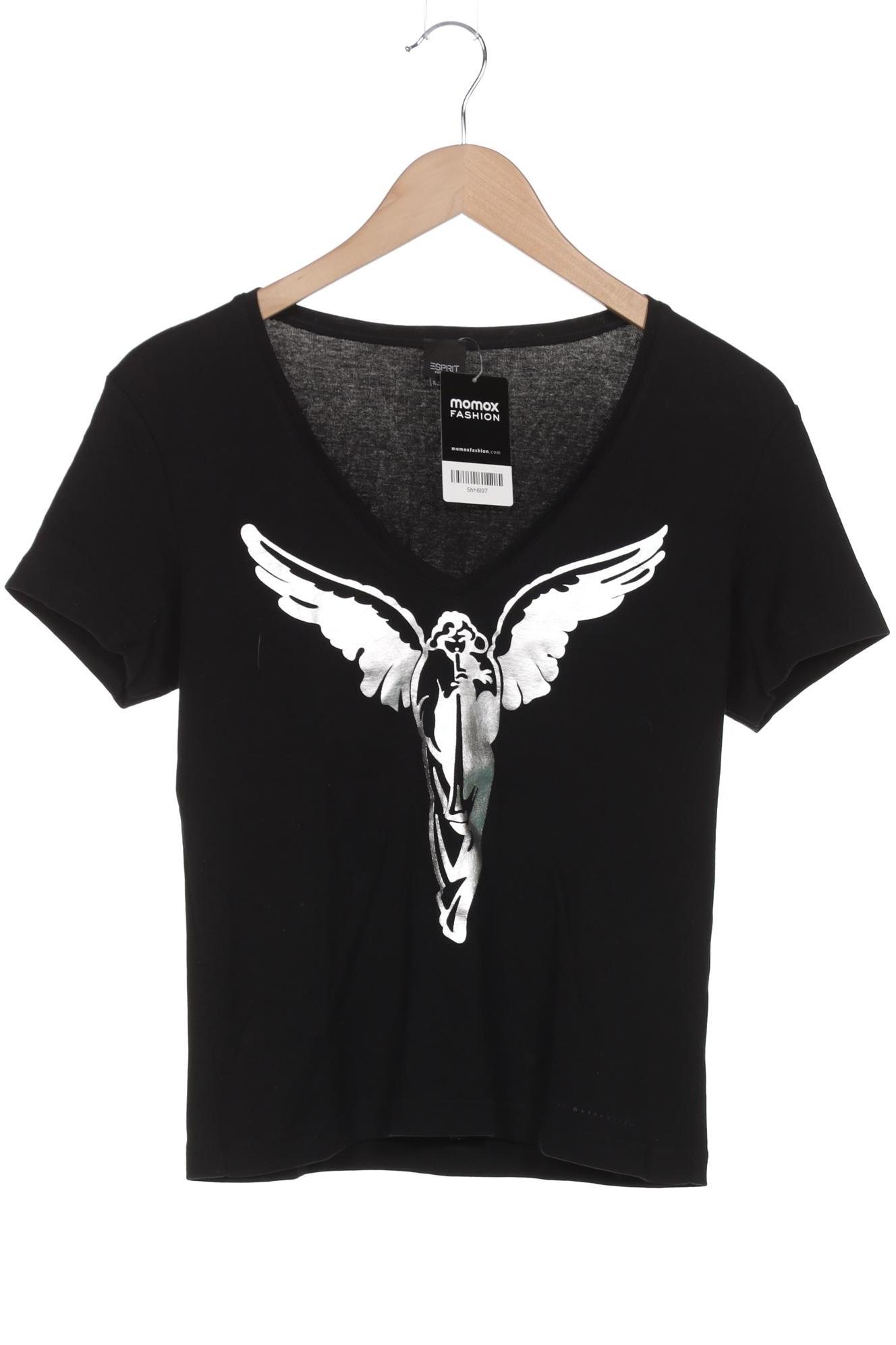 

Esprit Damen T-Shirt, schwarz, Gr. 44