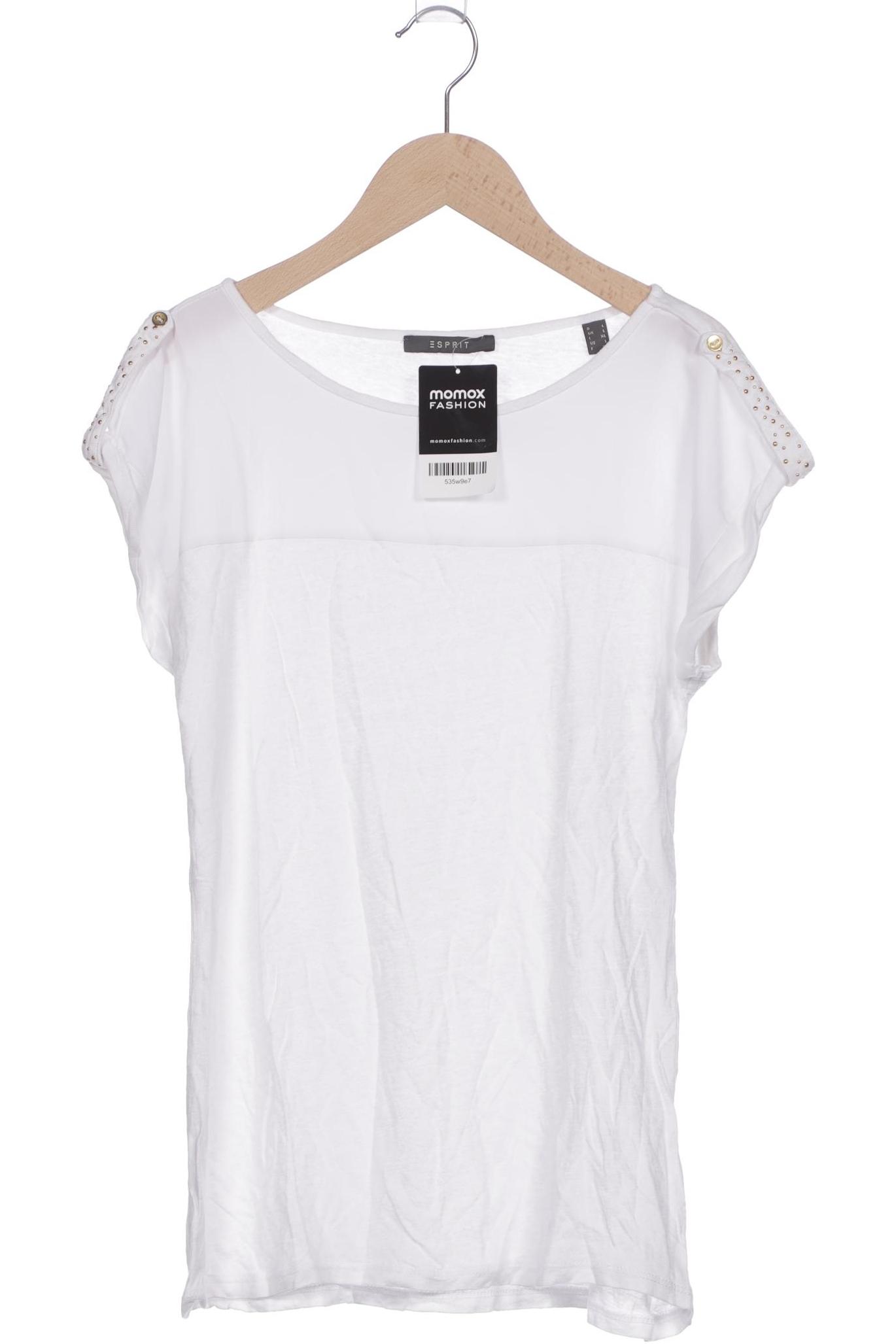 

Esprit Damen T-Shirt, weiß, Gr. 42