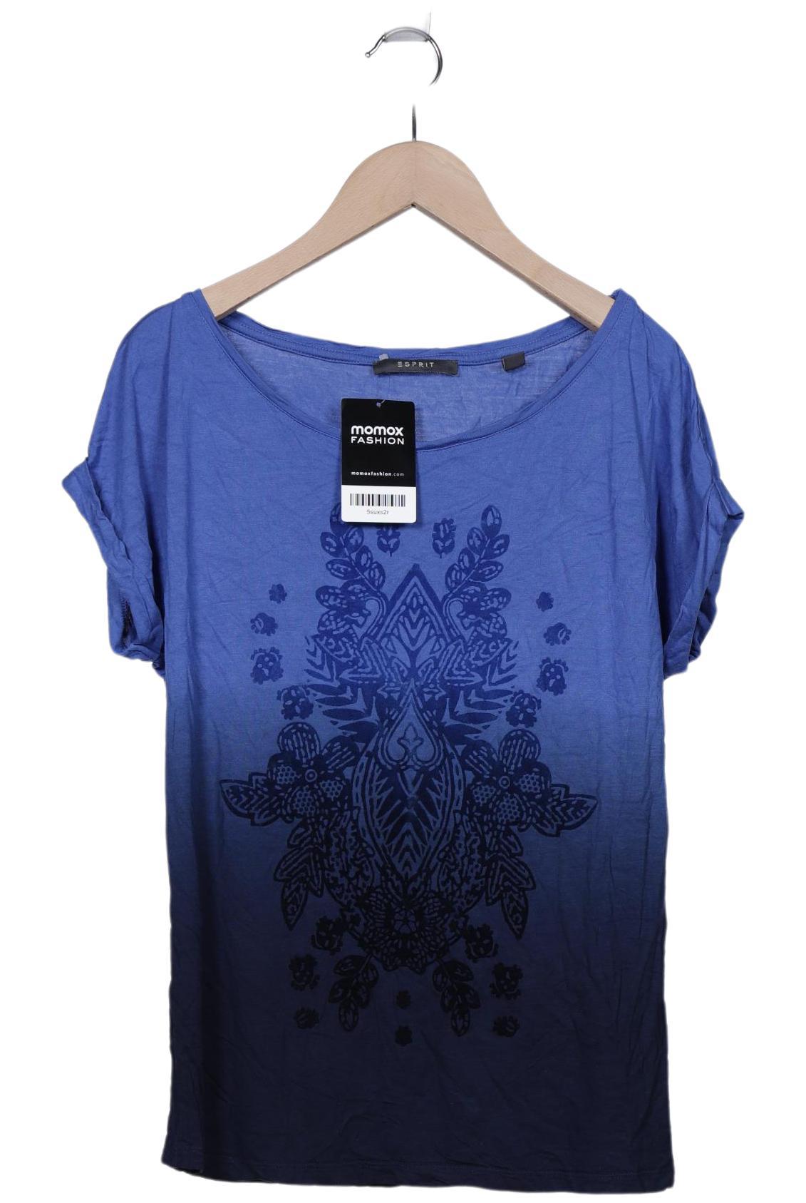 

Esprit Damen T-Shirt, blau, Gr. 36