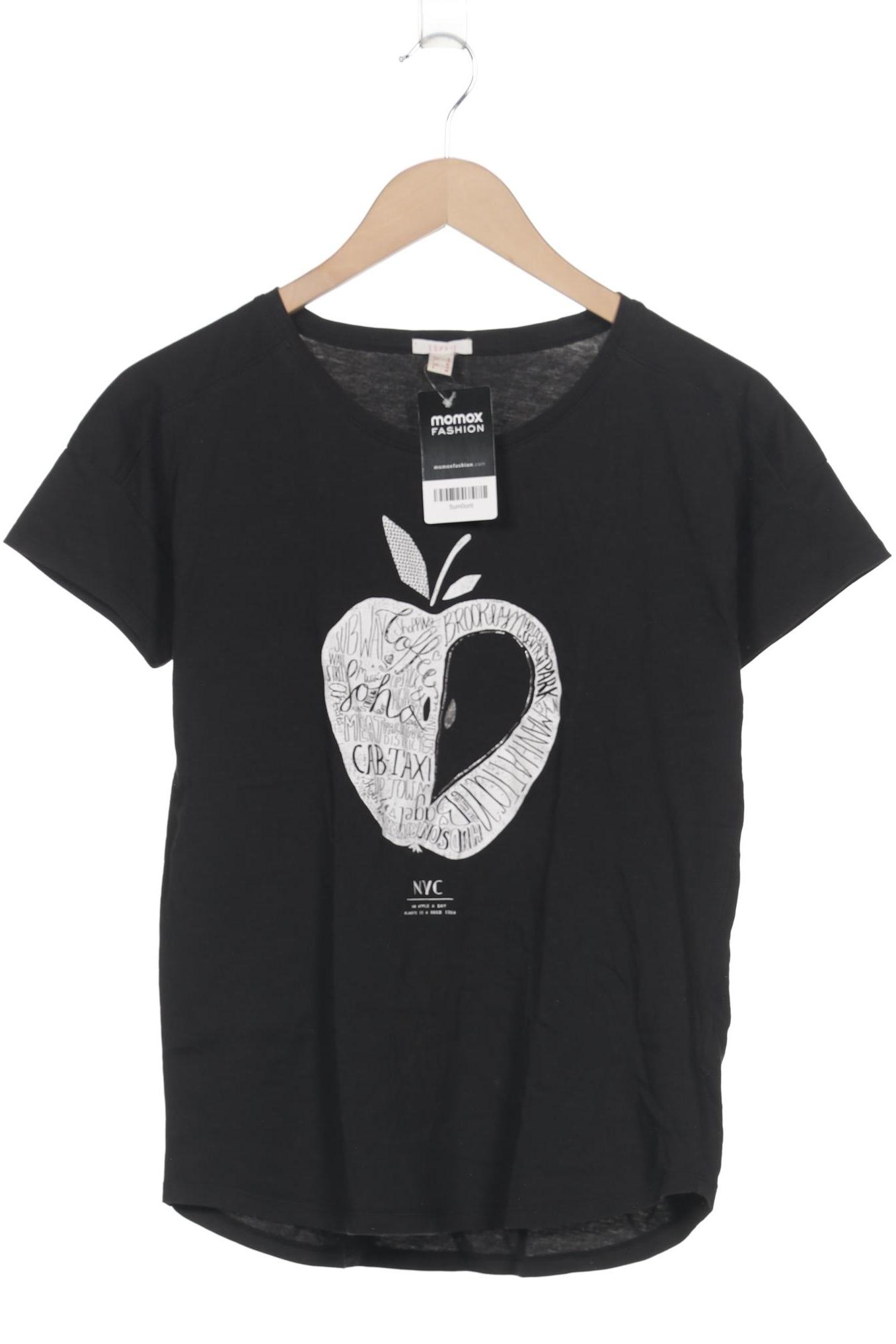 

Esprit Damen T-Shirt, schwarz, Gr. 36