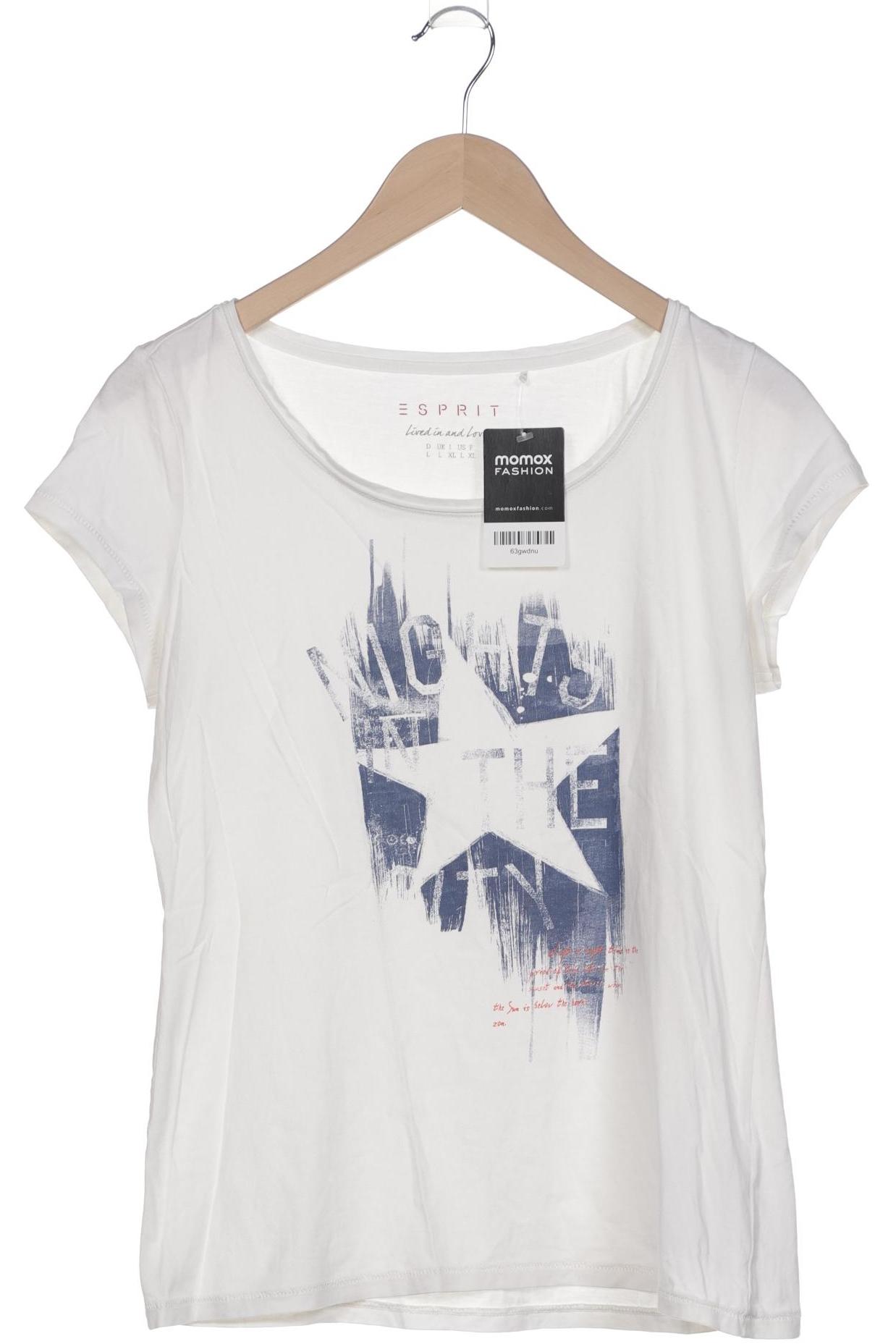 

Esprit Damen T-Shirt, weiß, Gr. 42