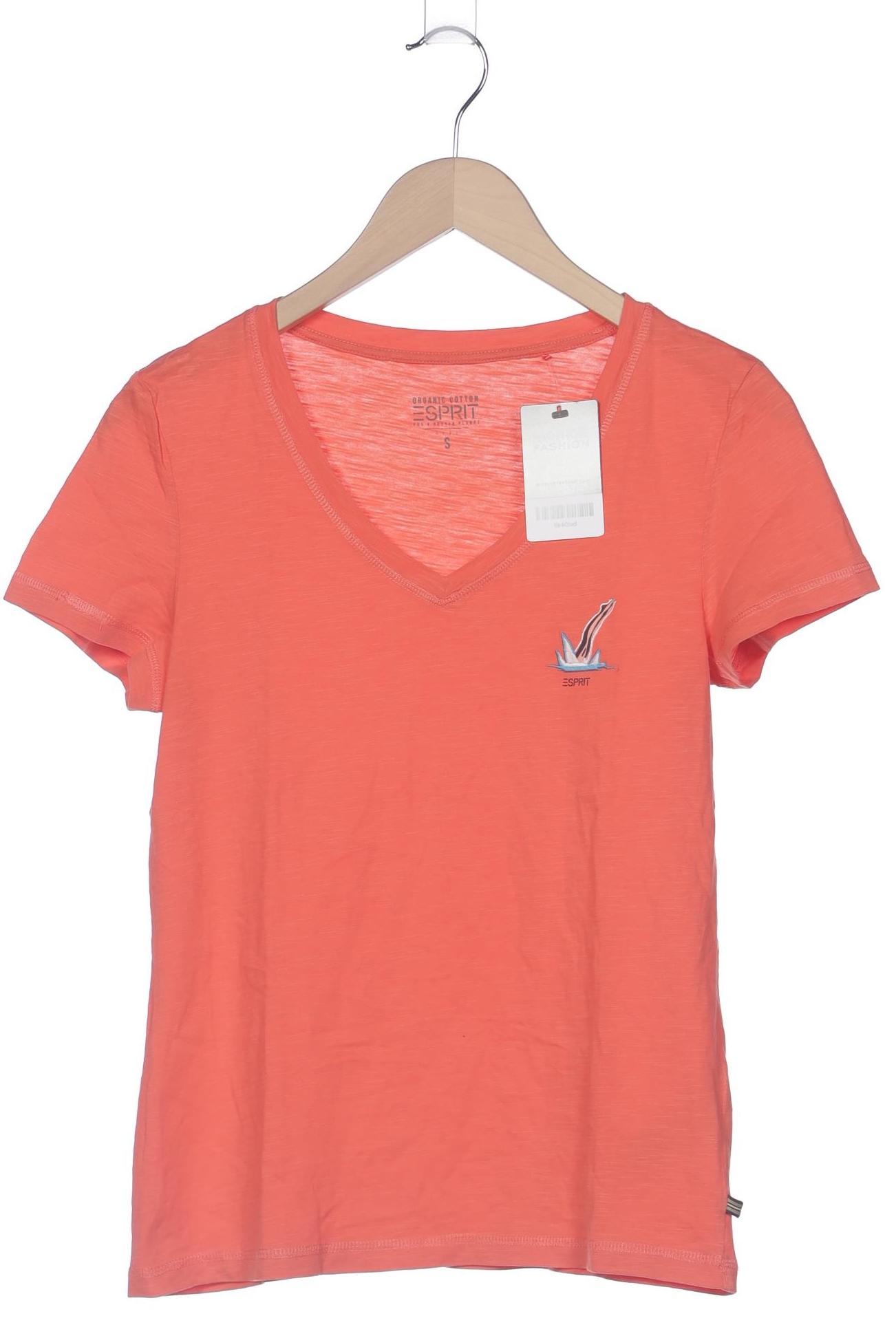 

Esprit Damen T-Shirt, orange, Gr. 36