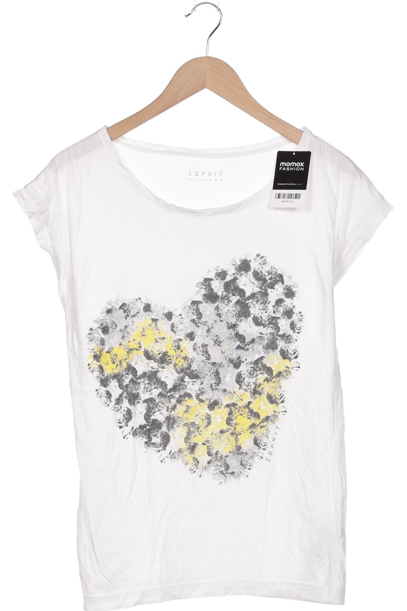 

Esprit Damen T-Shirt, weiß, Gr. 36