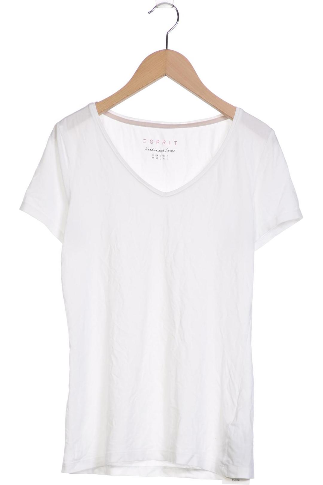 

Esprit Damen T-Shirt, weiß, Gr. 38