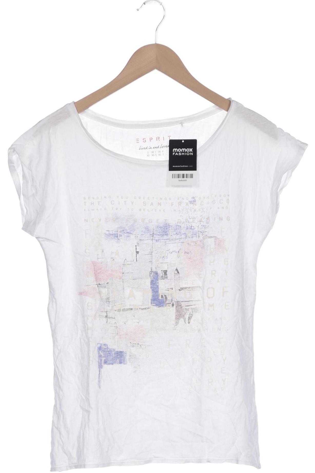 

Esprit Damen T-Shirt, weiß, Gr. 34