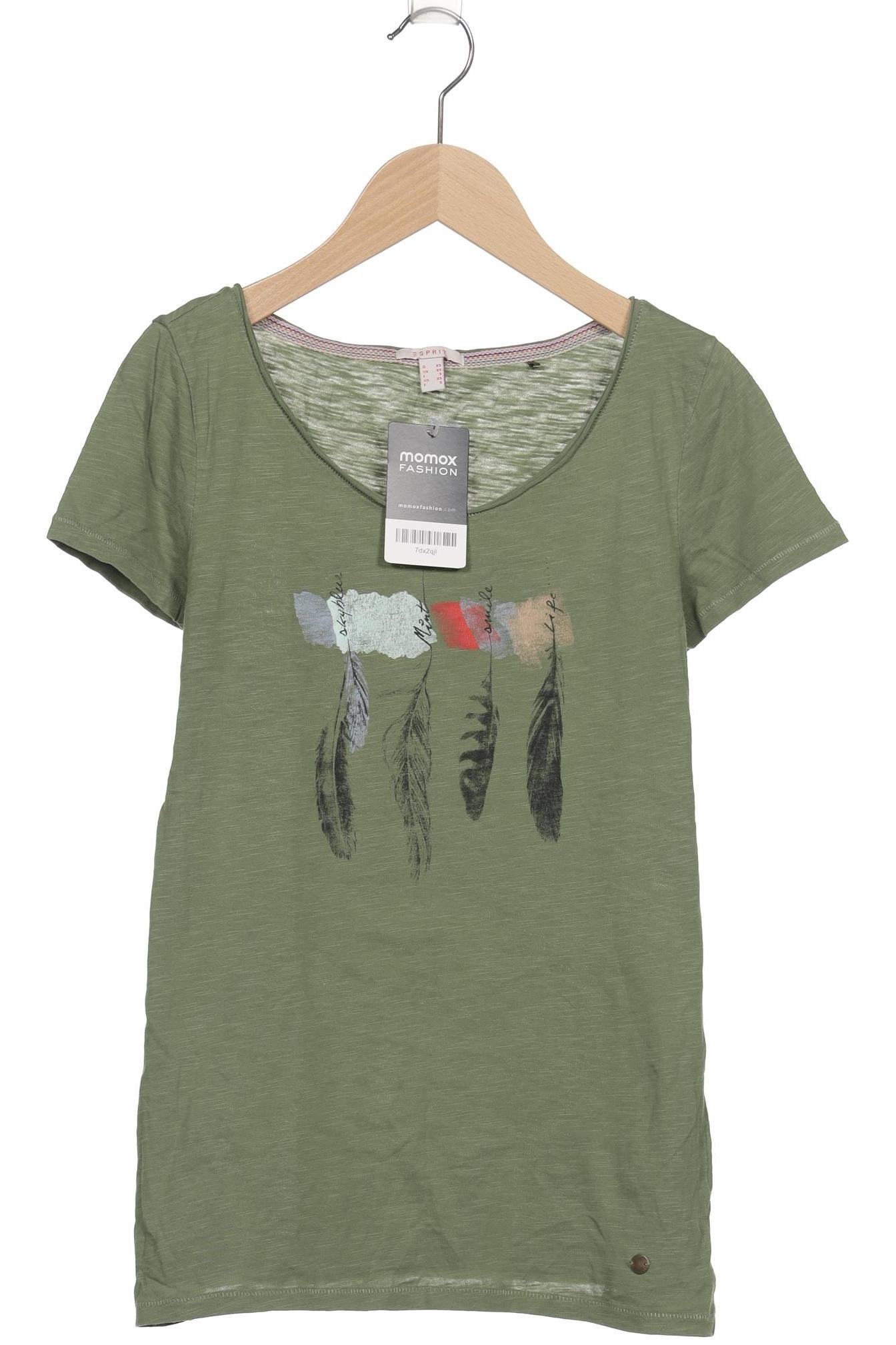 

Esprit Damen T-Shirt, grün, Gr. 34