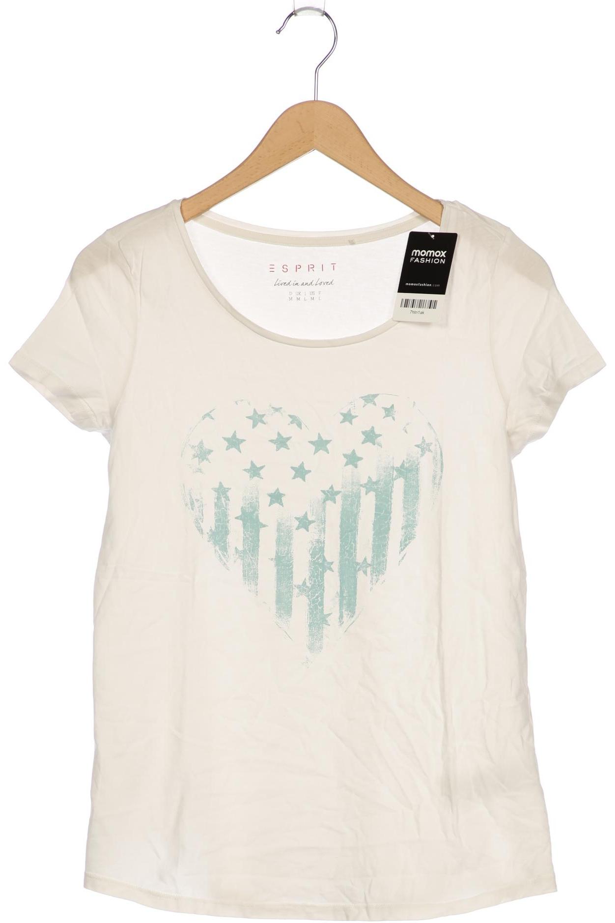 

Esprit Damen T-Shirt, weiß, Gr. 38