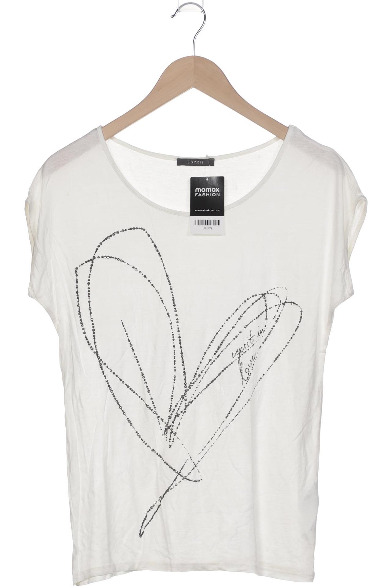 

Esprit Damen T-Shirt, cremeweiß, Gr. 38