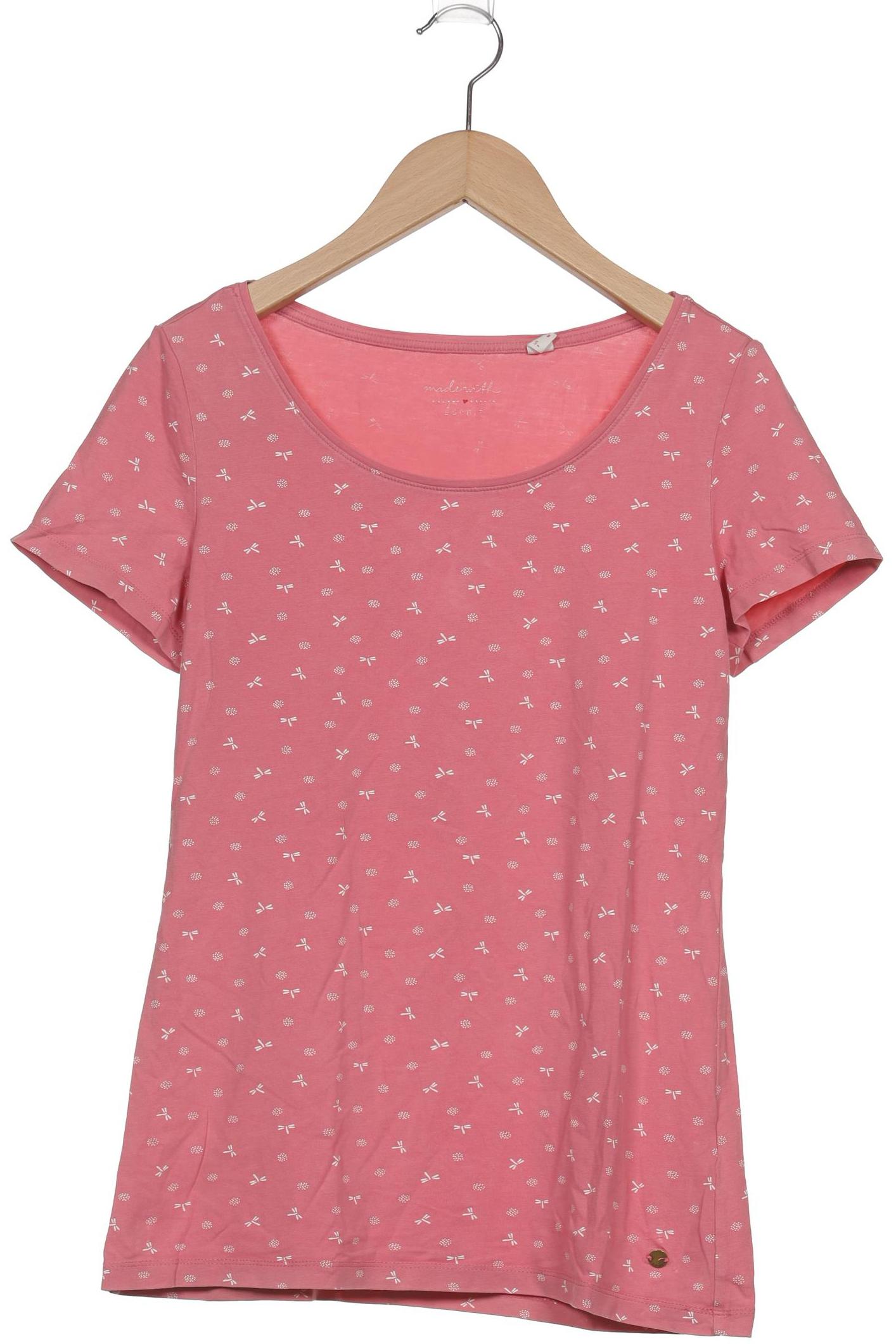 

Esprit Damen T-Shirt, pink, Gr. 36