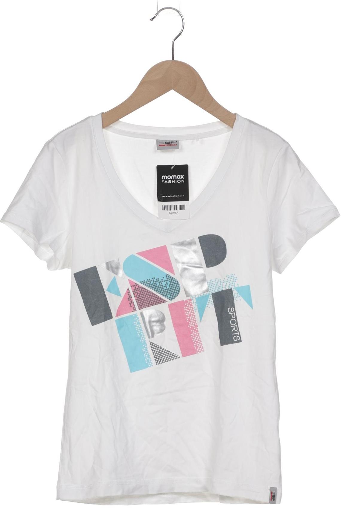 

Esprit Damen T-Shirt, weiß, Gr. 40