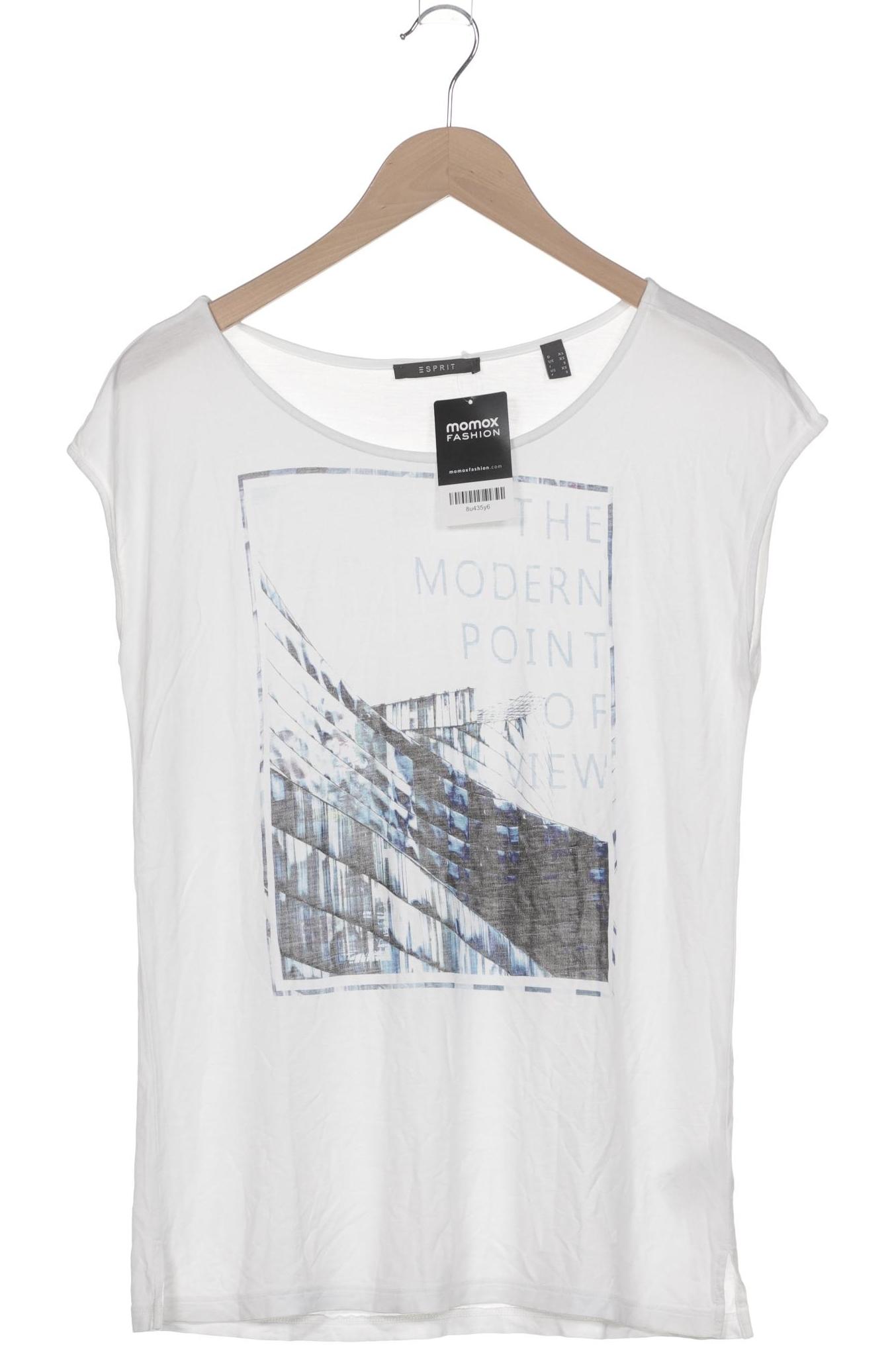 

Esprit Damen T-Shirt, weiß, Gr. 34