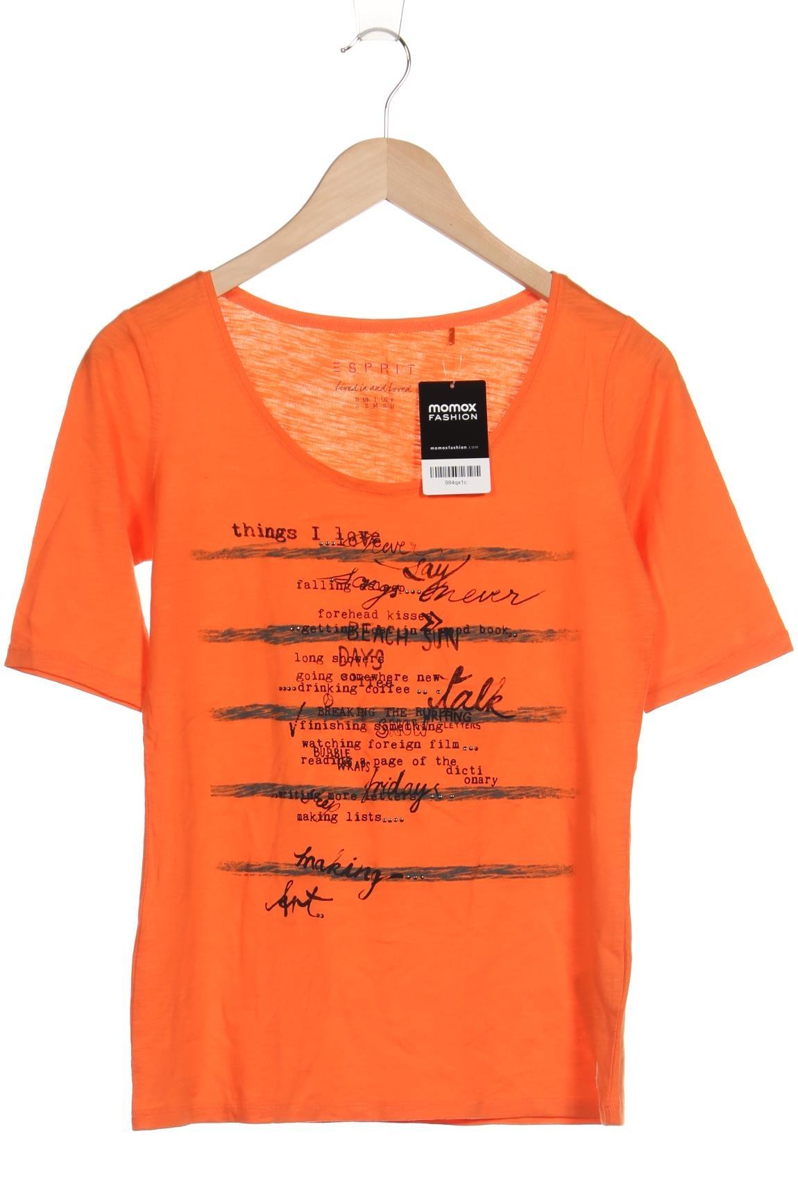 

Esprit Damen T-Shirt, orange, Gr. 36