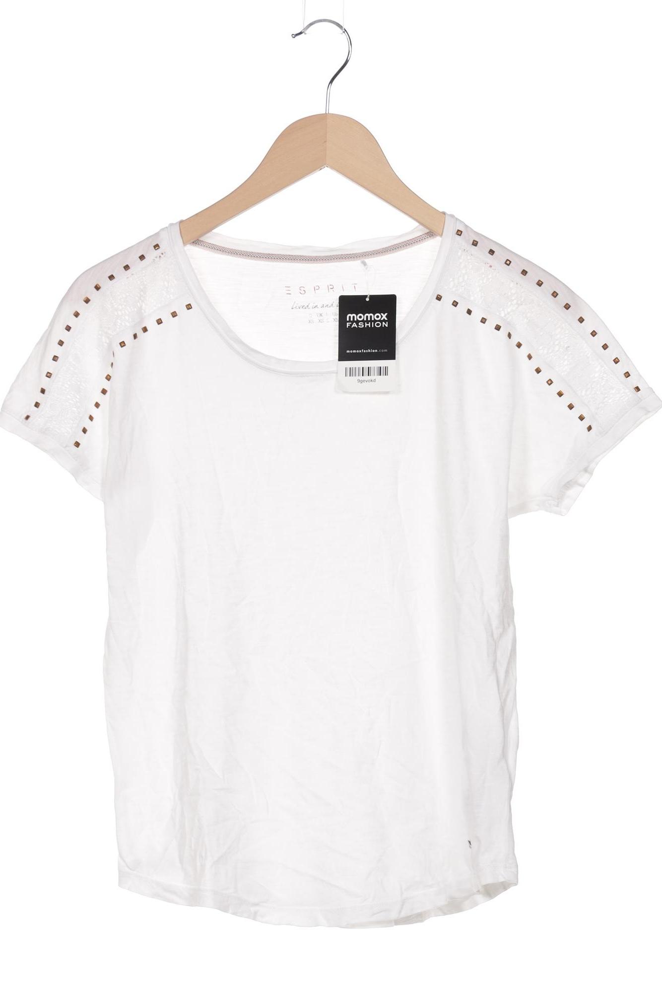 

Esprit Damen T-Shirt, weiß, Gr. 34