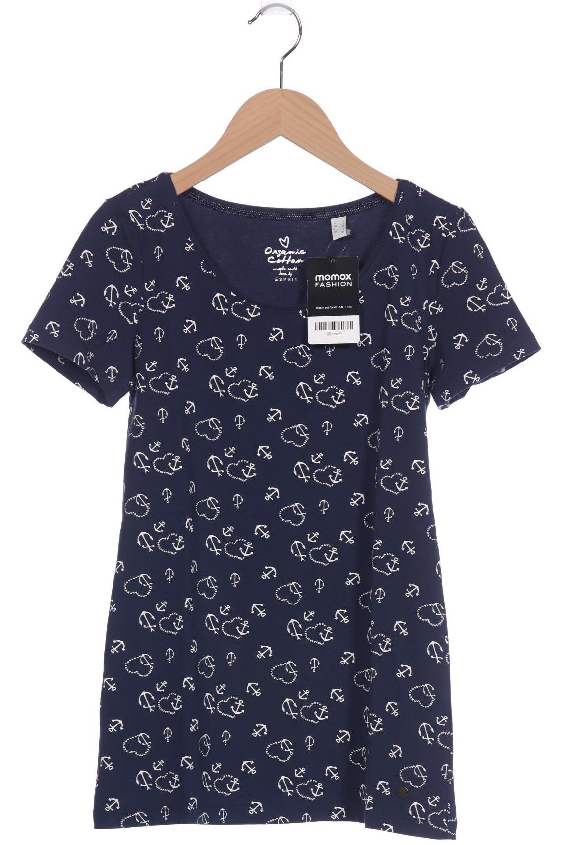 

Esprit Damen T-Shirt, marineblau, Gr. 36