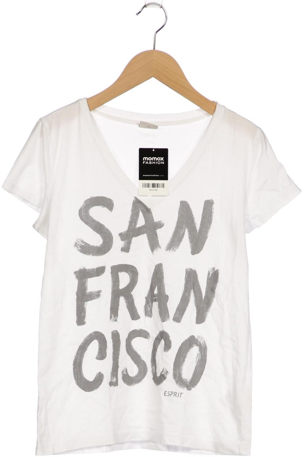 

Esprit Damen T-Shirt, weiß, Gr. 36