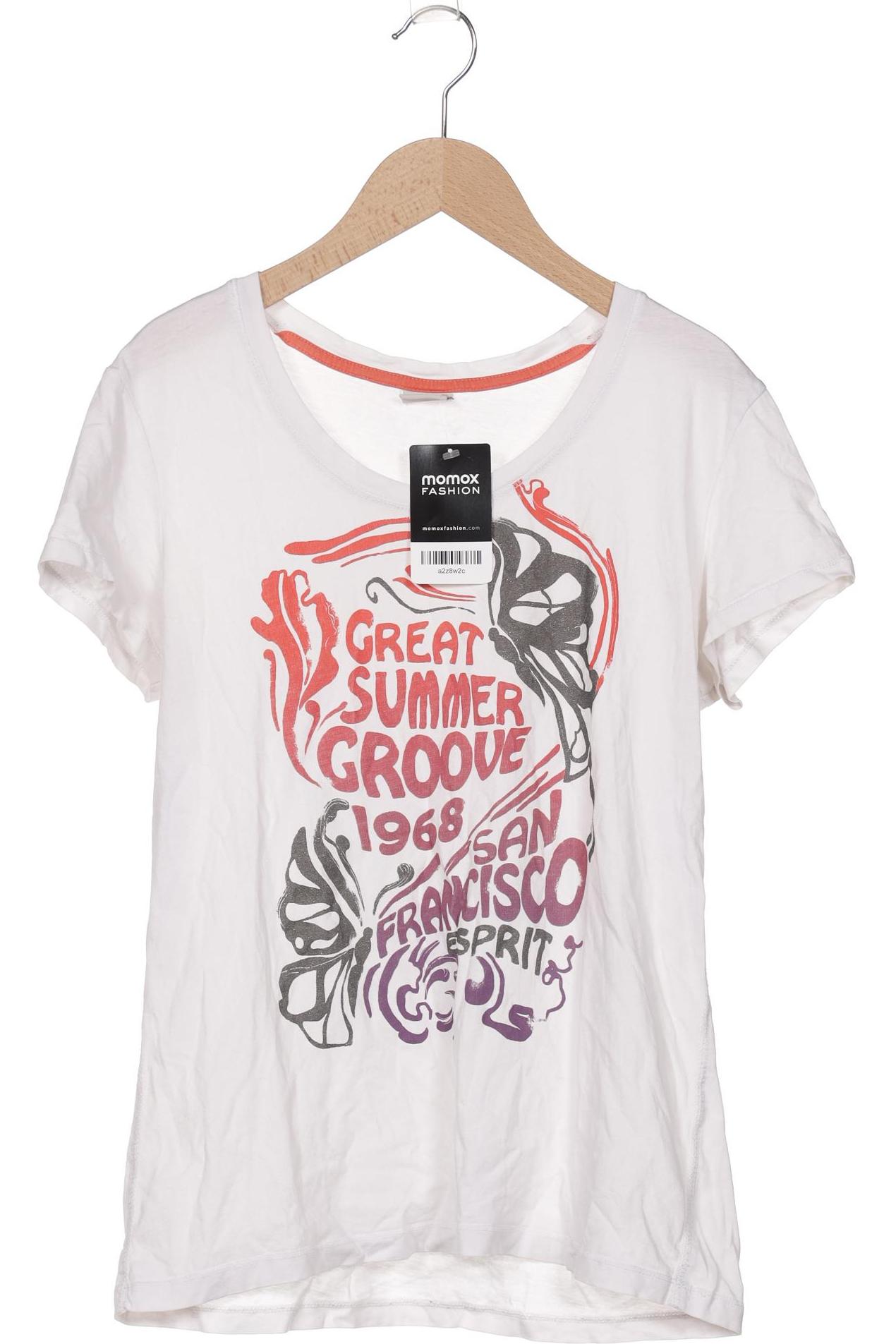 

Esprit Damen T-Shirt, weiß, Gr. 42