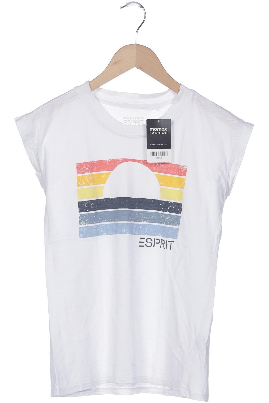 

Esprit Damen T-Shirt, weiß, Gr. 34