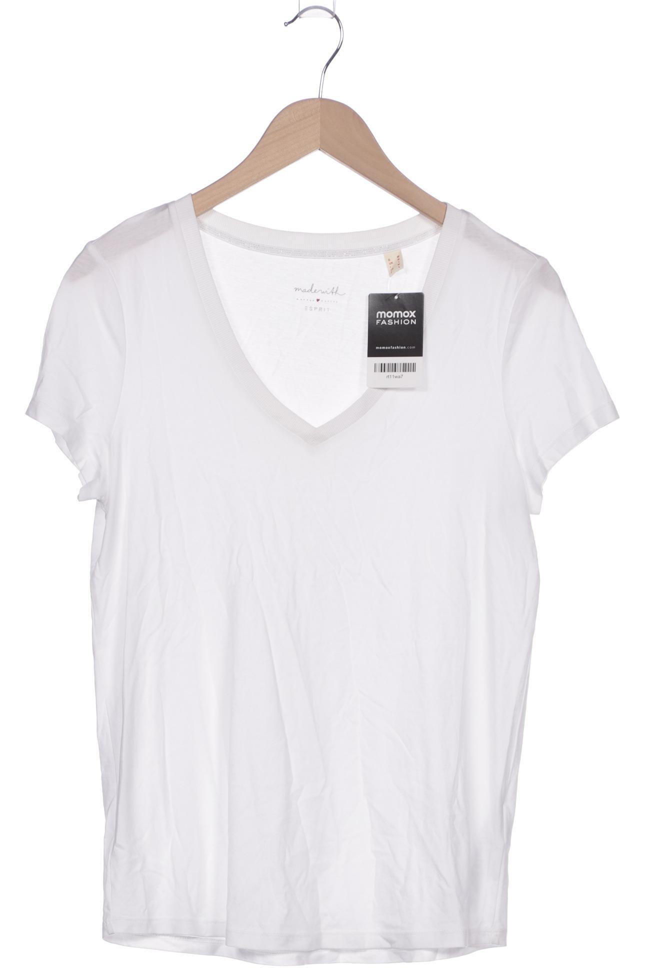 

Esprit Damen T-Shirt, weiß, Gr. 38