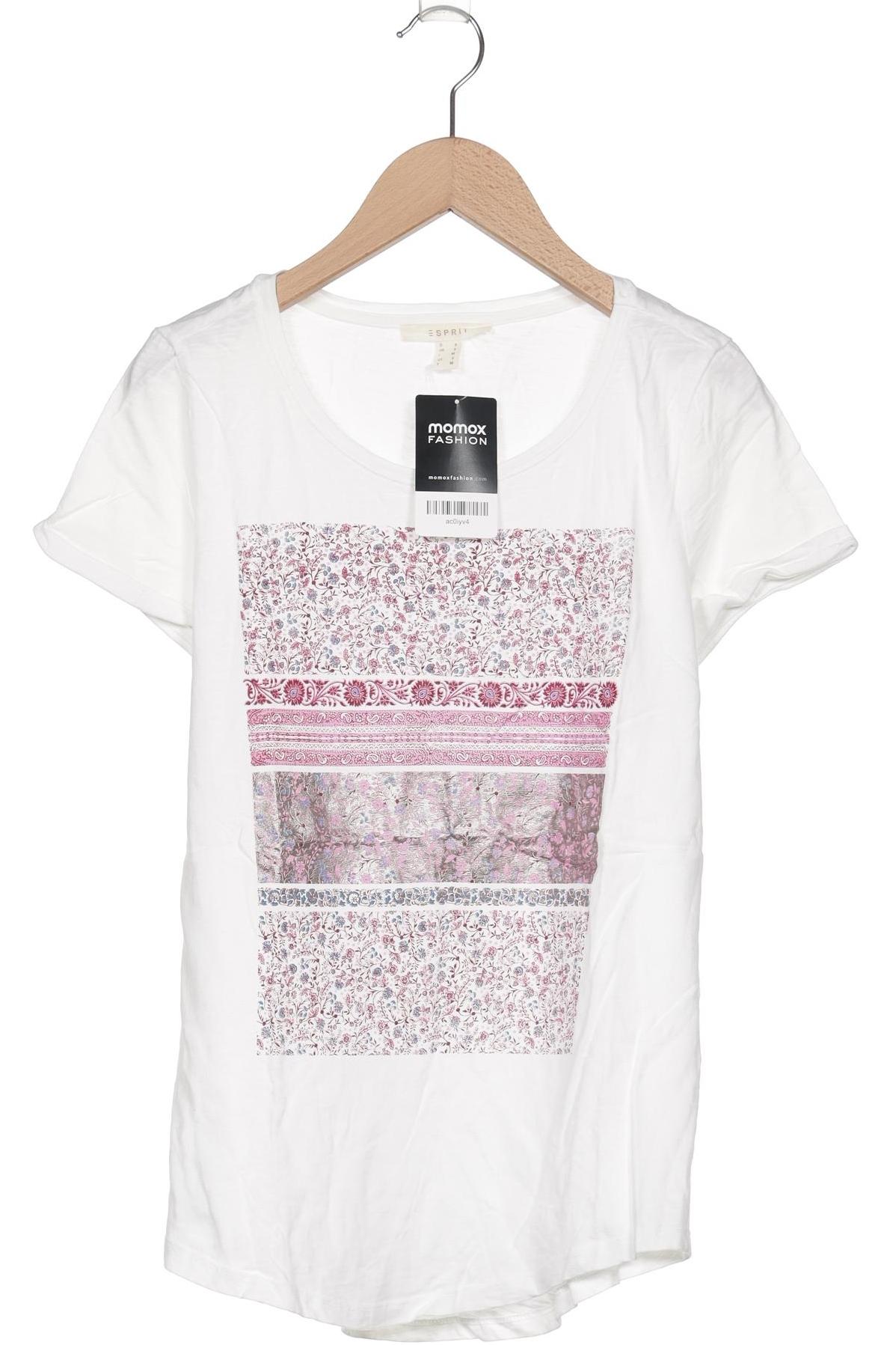 

Esprit Damen T-Shirt, weiß, Gr. 36