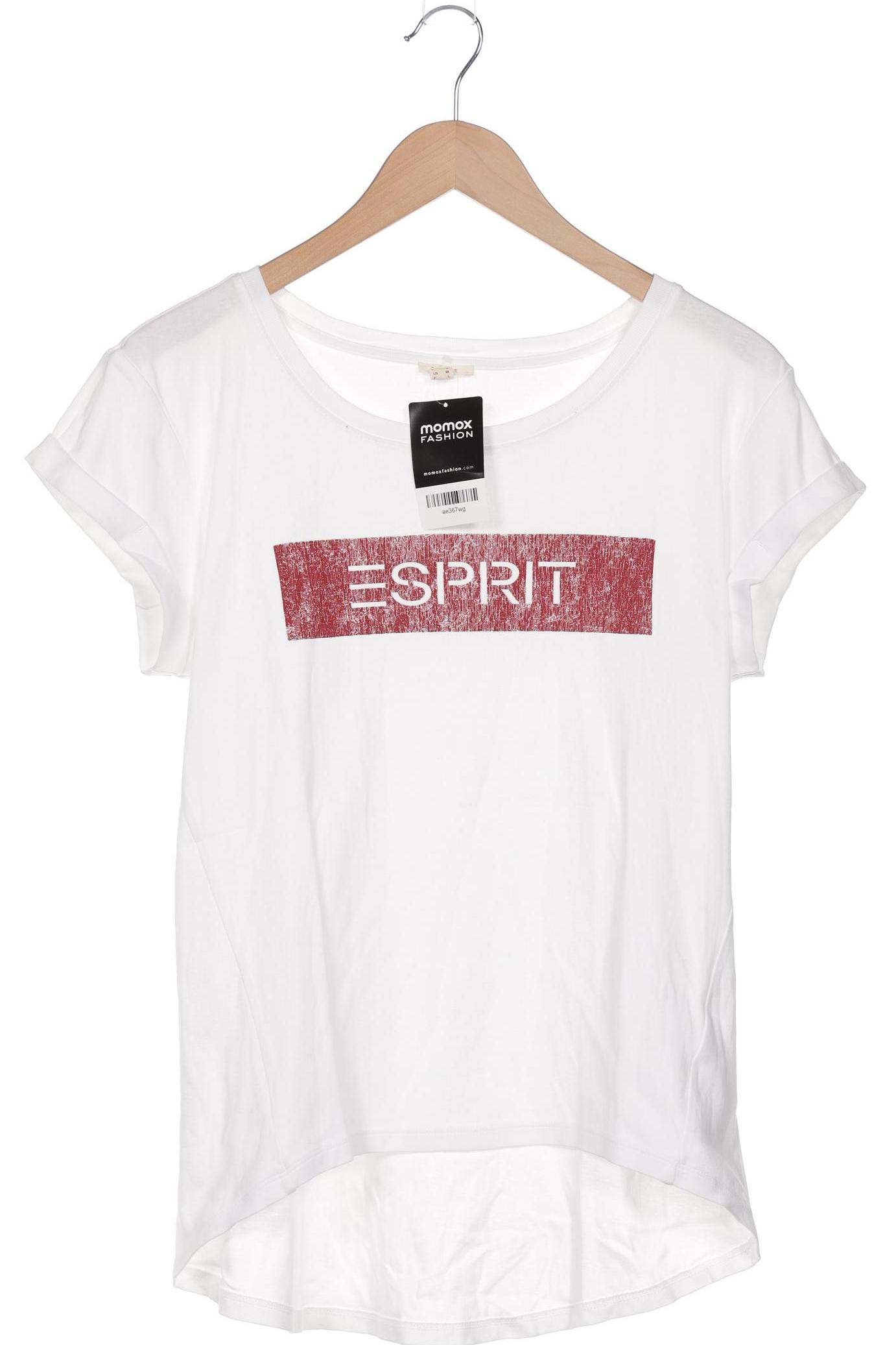 

Esprit Damen T-Shirt, weiß, Gr. 38