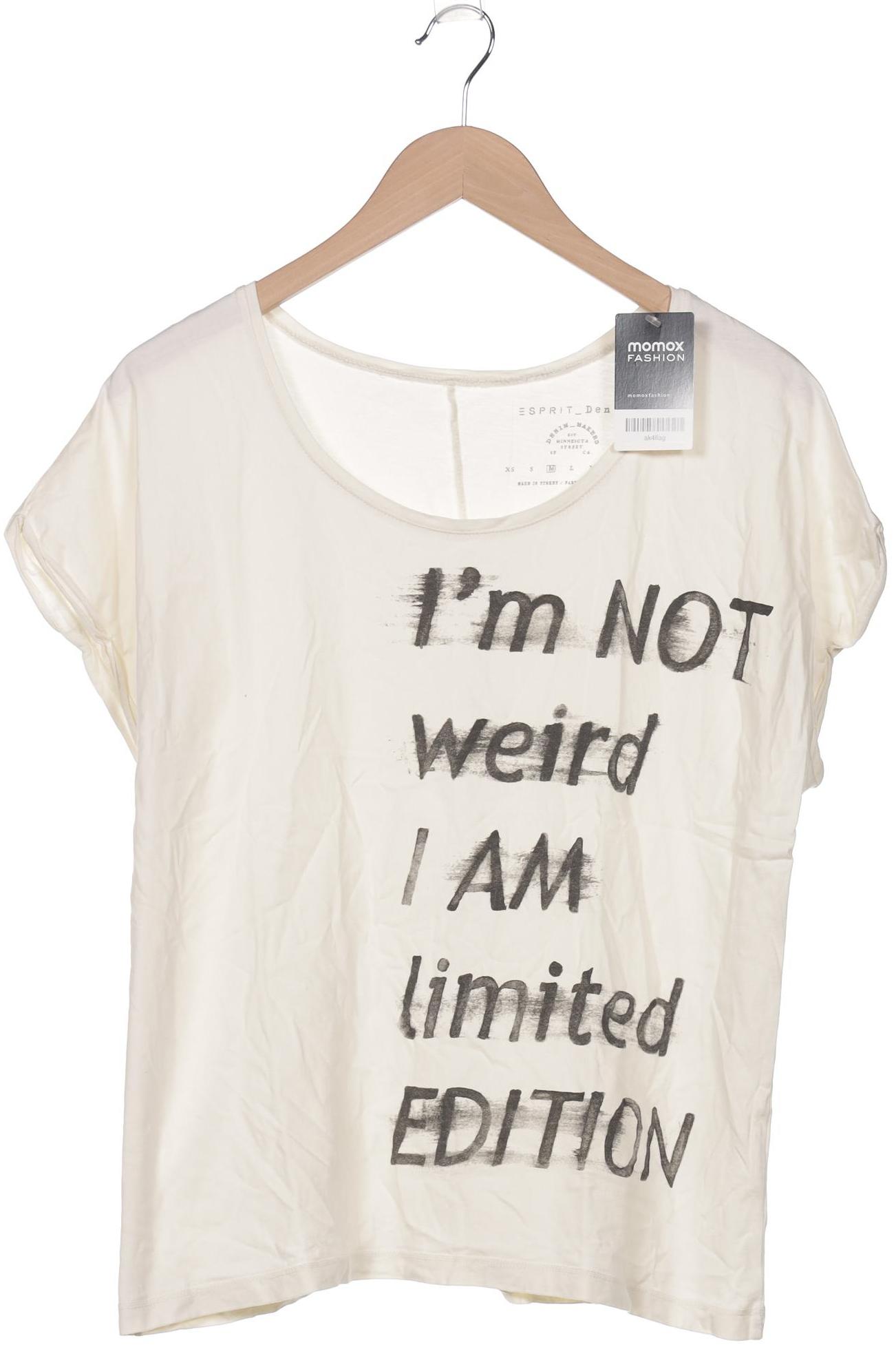 

Esprit Damen T-Shirt, cremeweiß, Gr. 38