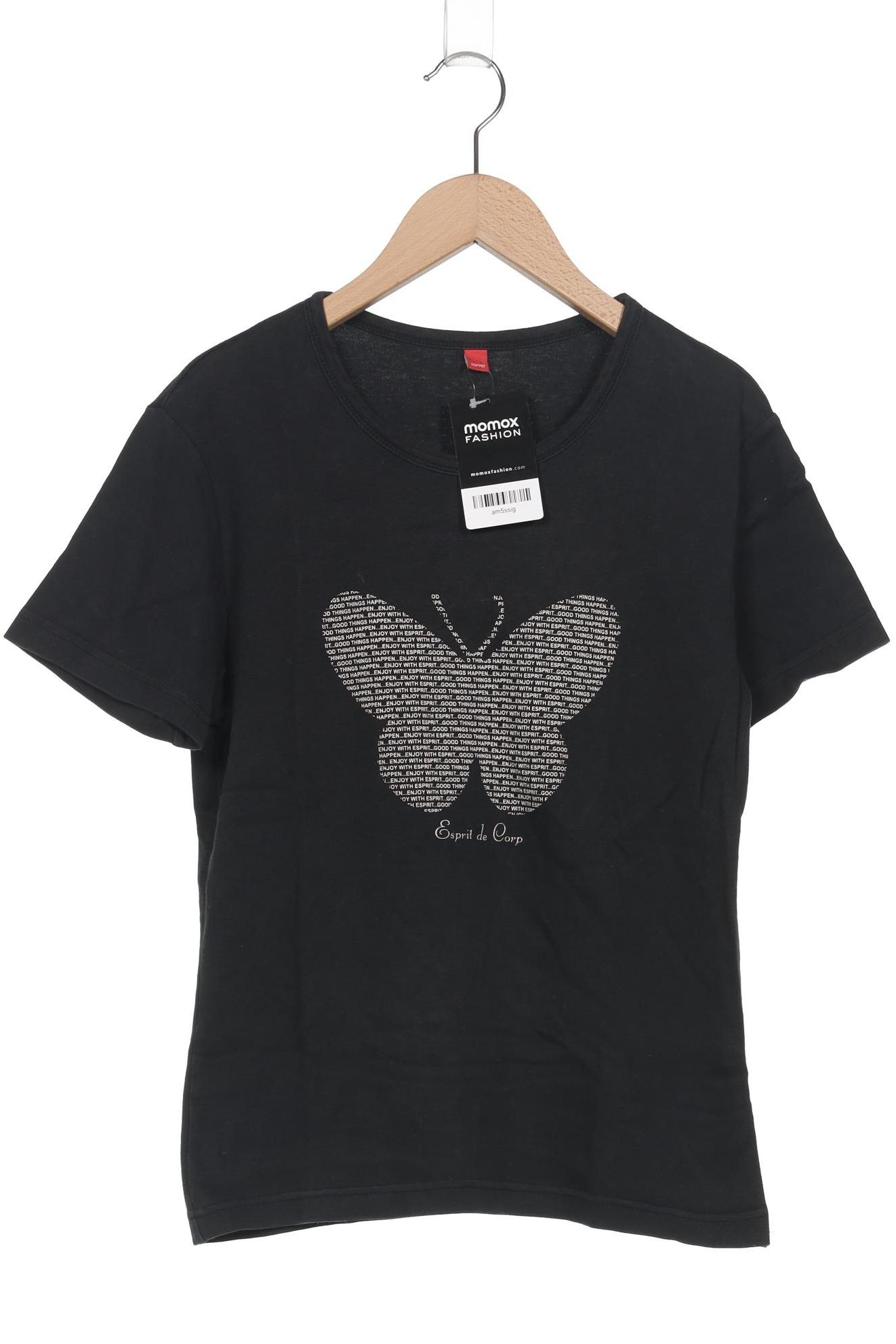 

Esprit Damen T-Shirt, schwarz, Gr. 42