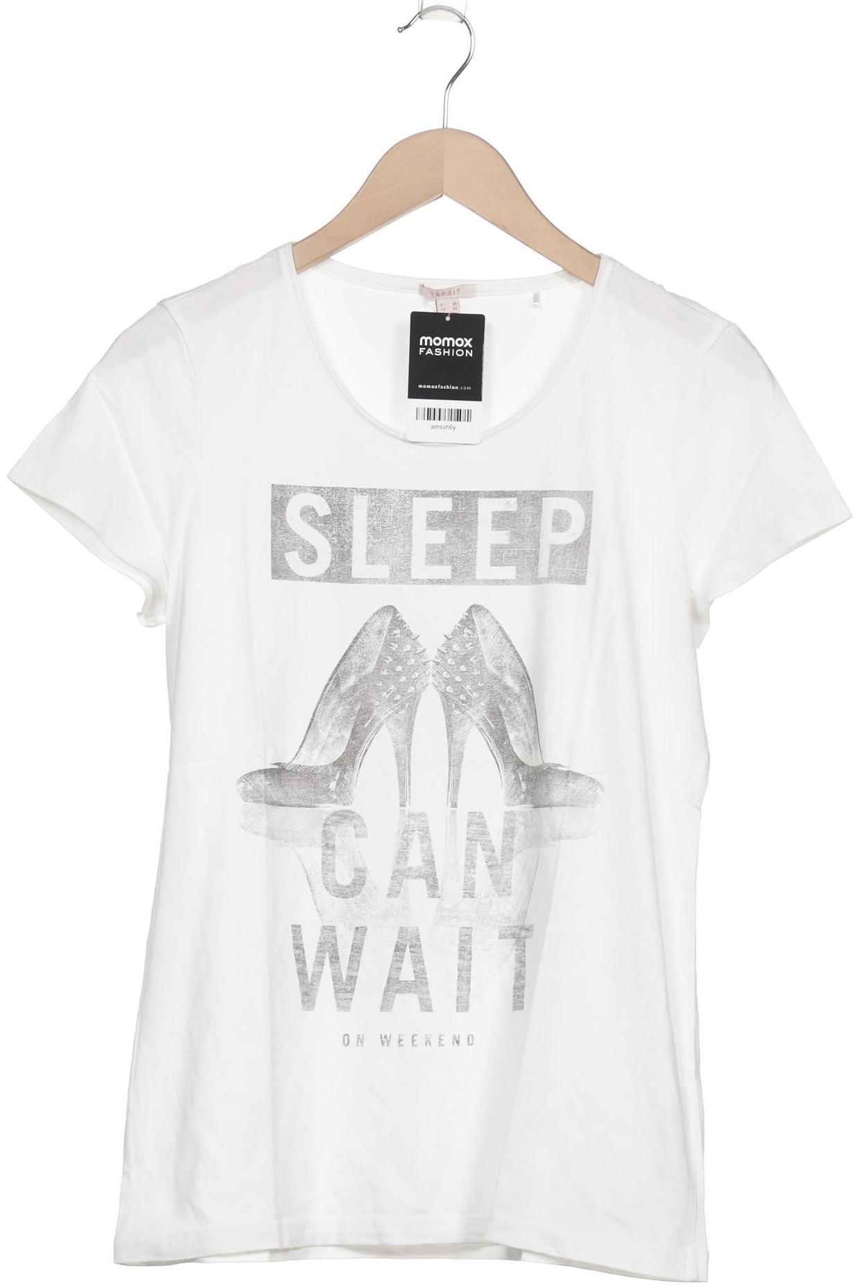 

Esprit Damen T-Shirt, weiß, Gr. 44