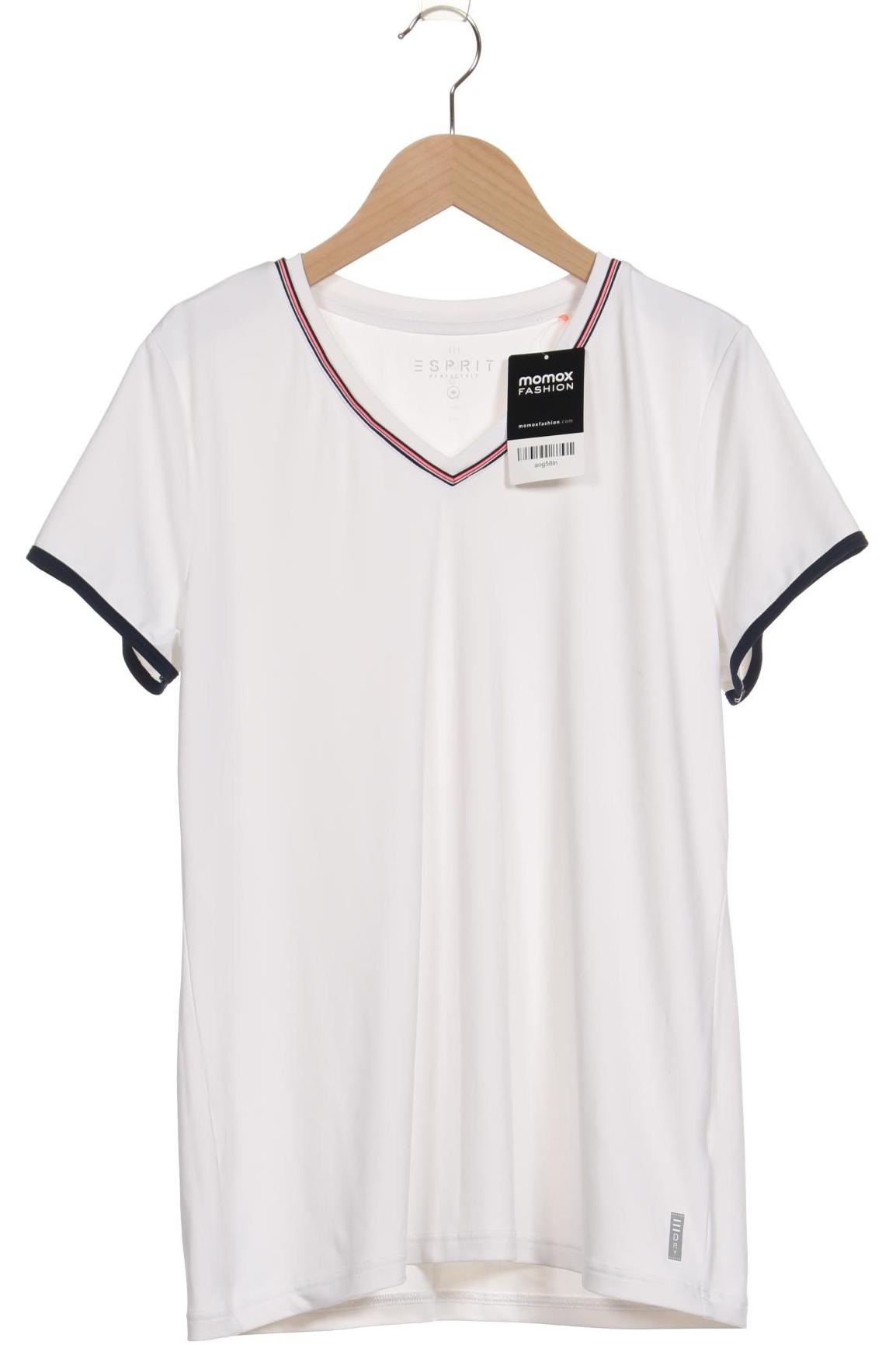 

Esprit Damen T-Shirt, weiß, Gr. 38