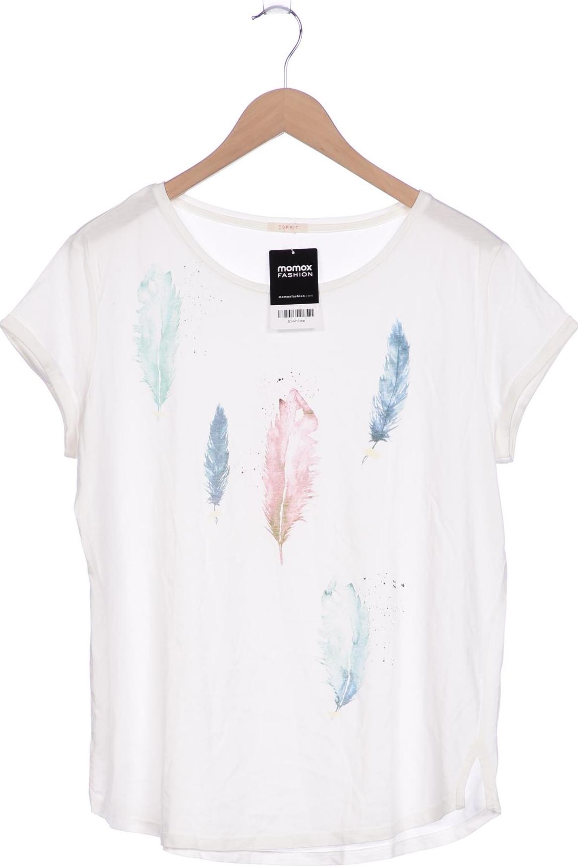 

Esprit Damen T-Shirt, weiß, Gr. 44