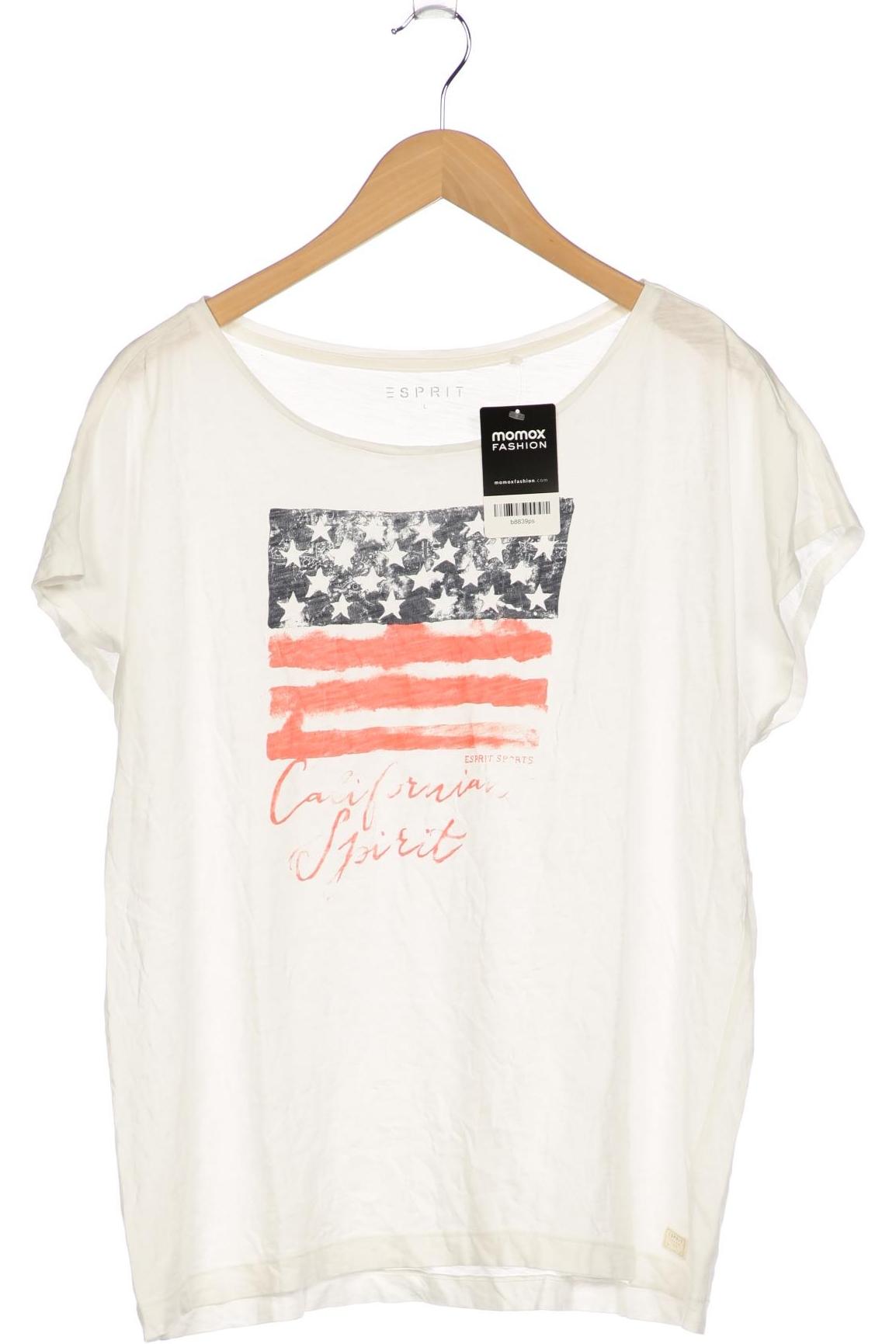 

Esprit Damen T-Shirt, weiß, Gr. 42
