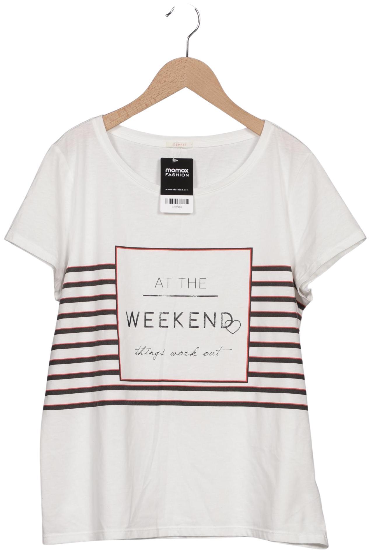 

Esprit Damen T-Shirt, weiß, Gr. 44