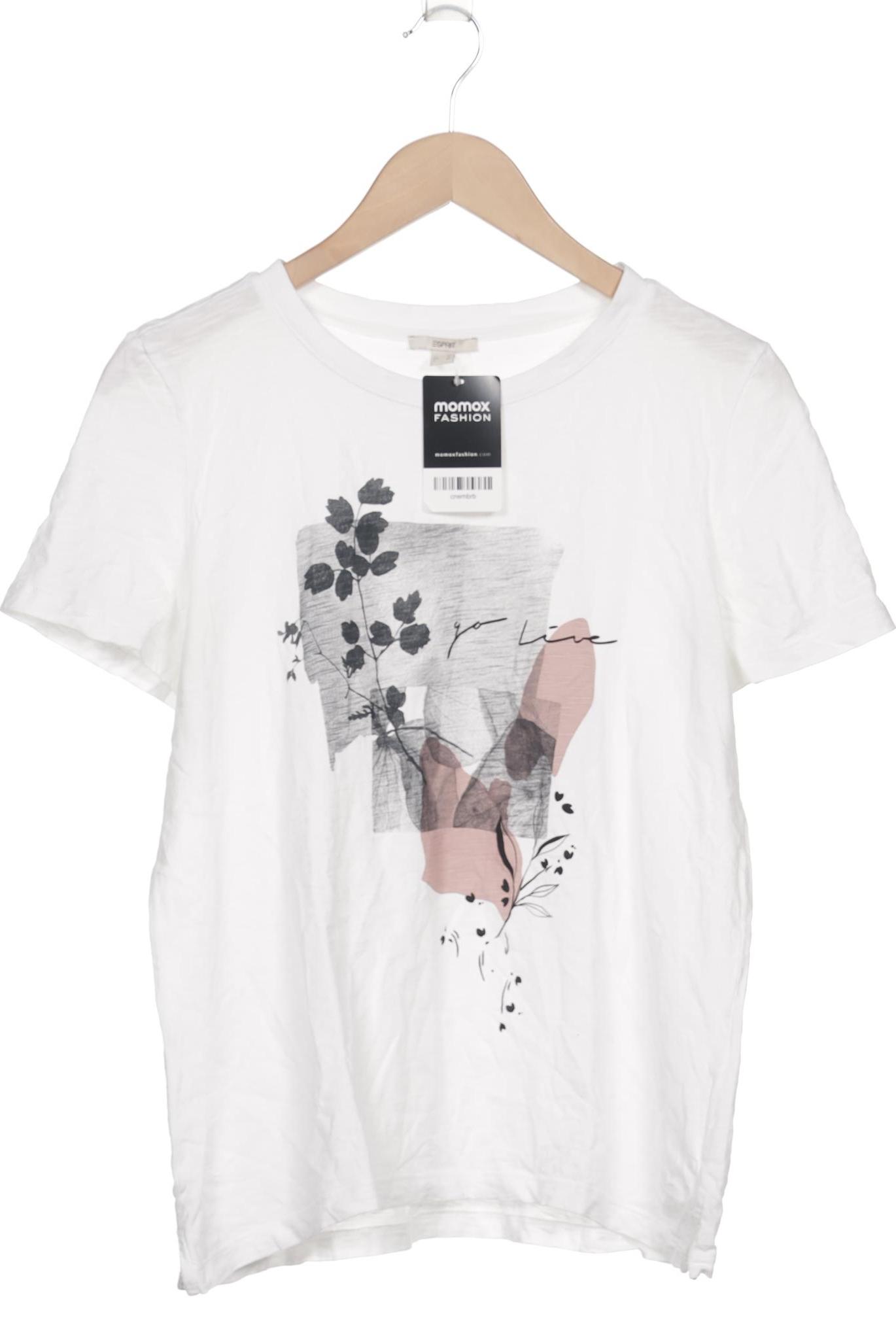 

Esprit Damen T-Shirt, weiß, Gr. 42