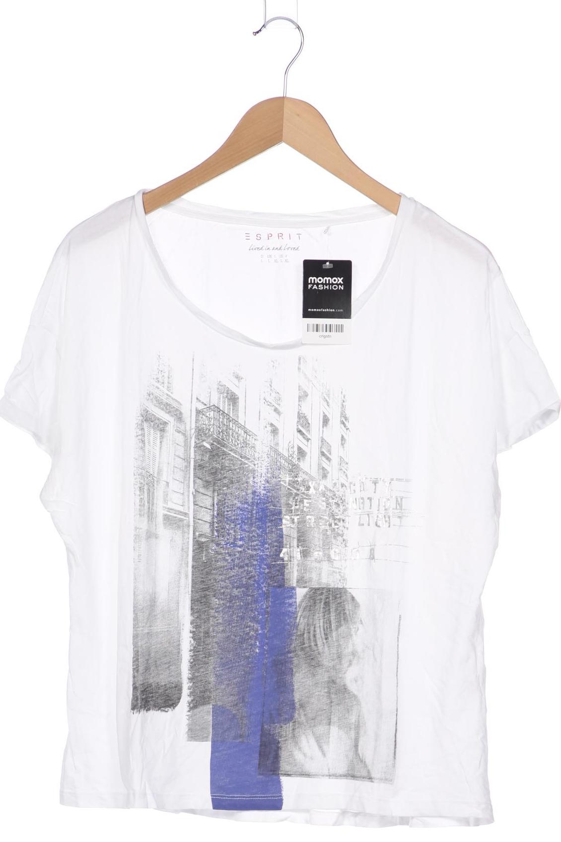

Esprit Damen T-Shirt, weiß, Gr. 42