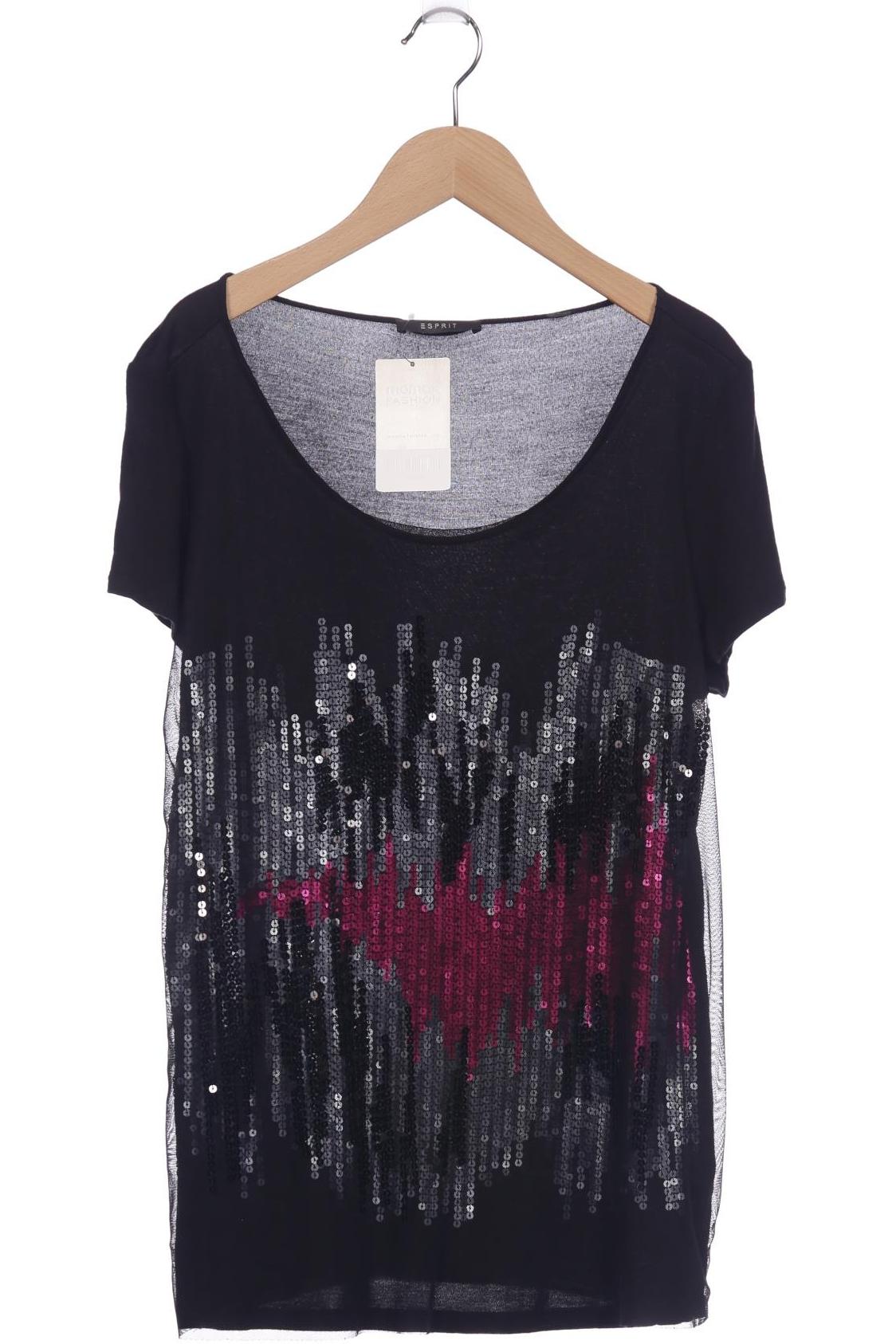 

Esprit Damen T-Shirt, schwarz, Gr. 36