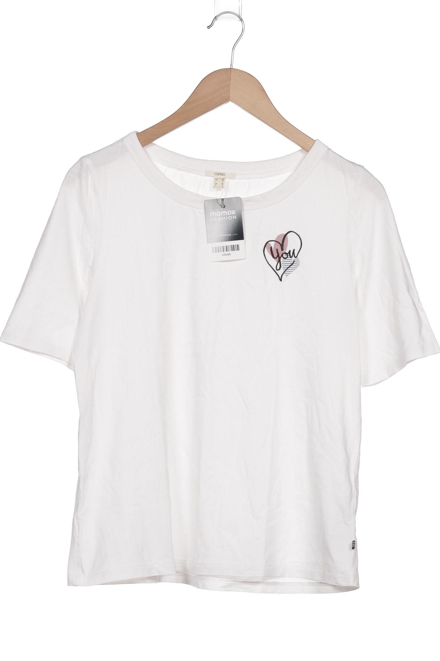

Esprit Damen T-Shirt, weiß, Gr. 38