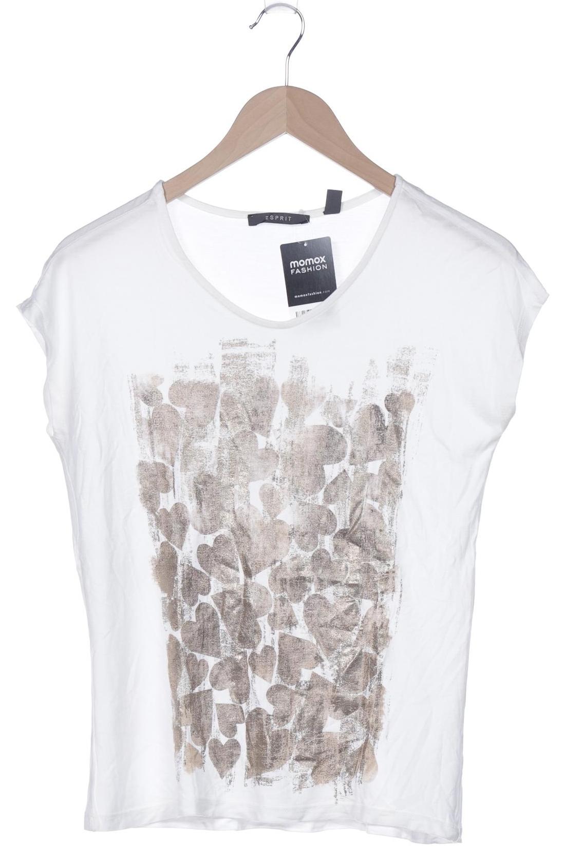 

Esprit Damen T-Shirt, weiß, Gr. 36