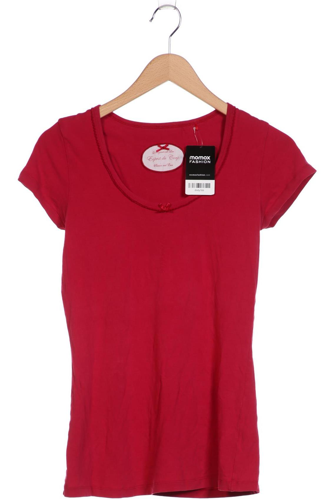 

Esprit Damen T-Shirt, bordeaux, Gr. 38