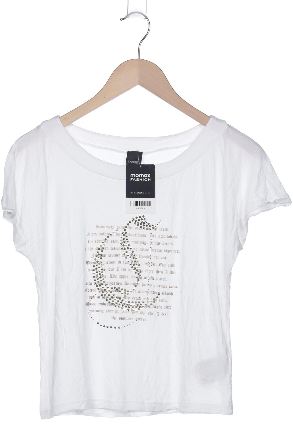 

Esprit Damen T-Shirt, weiß, Gr. 38