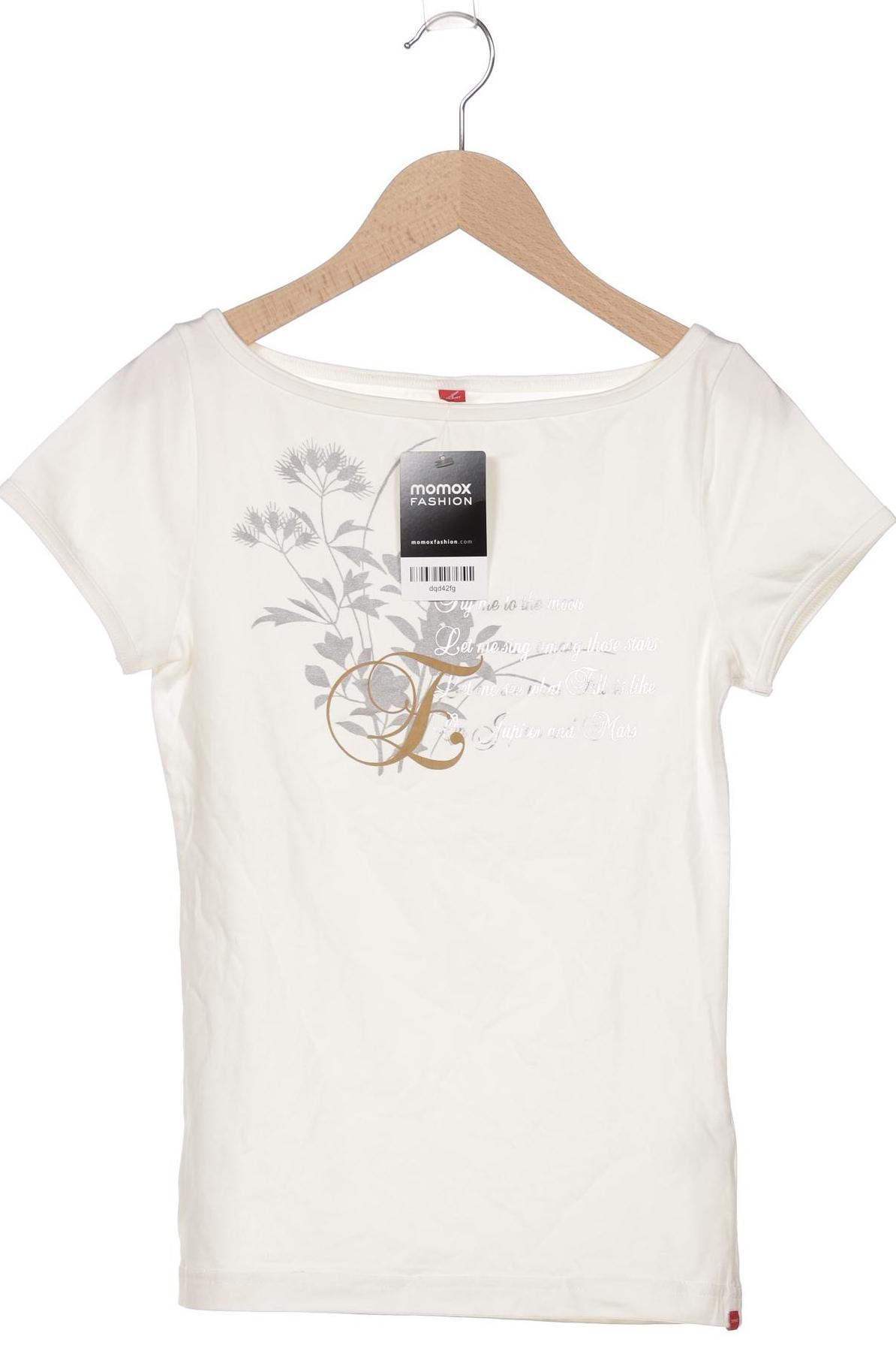 

Esprit Damen T-Shirt, weiß, Gr. 36