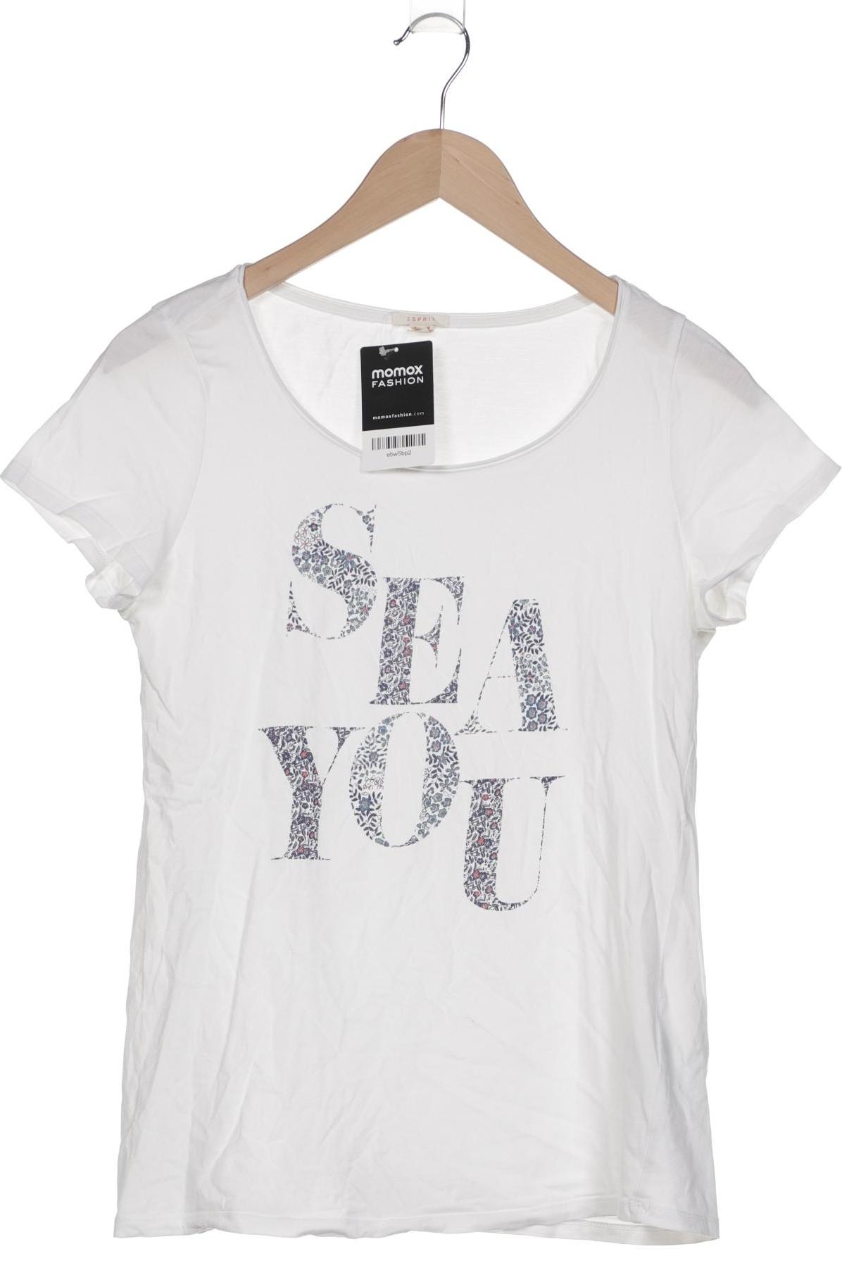 

Esprit Damen T-Shirt, weiß, Gr. 38