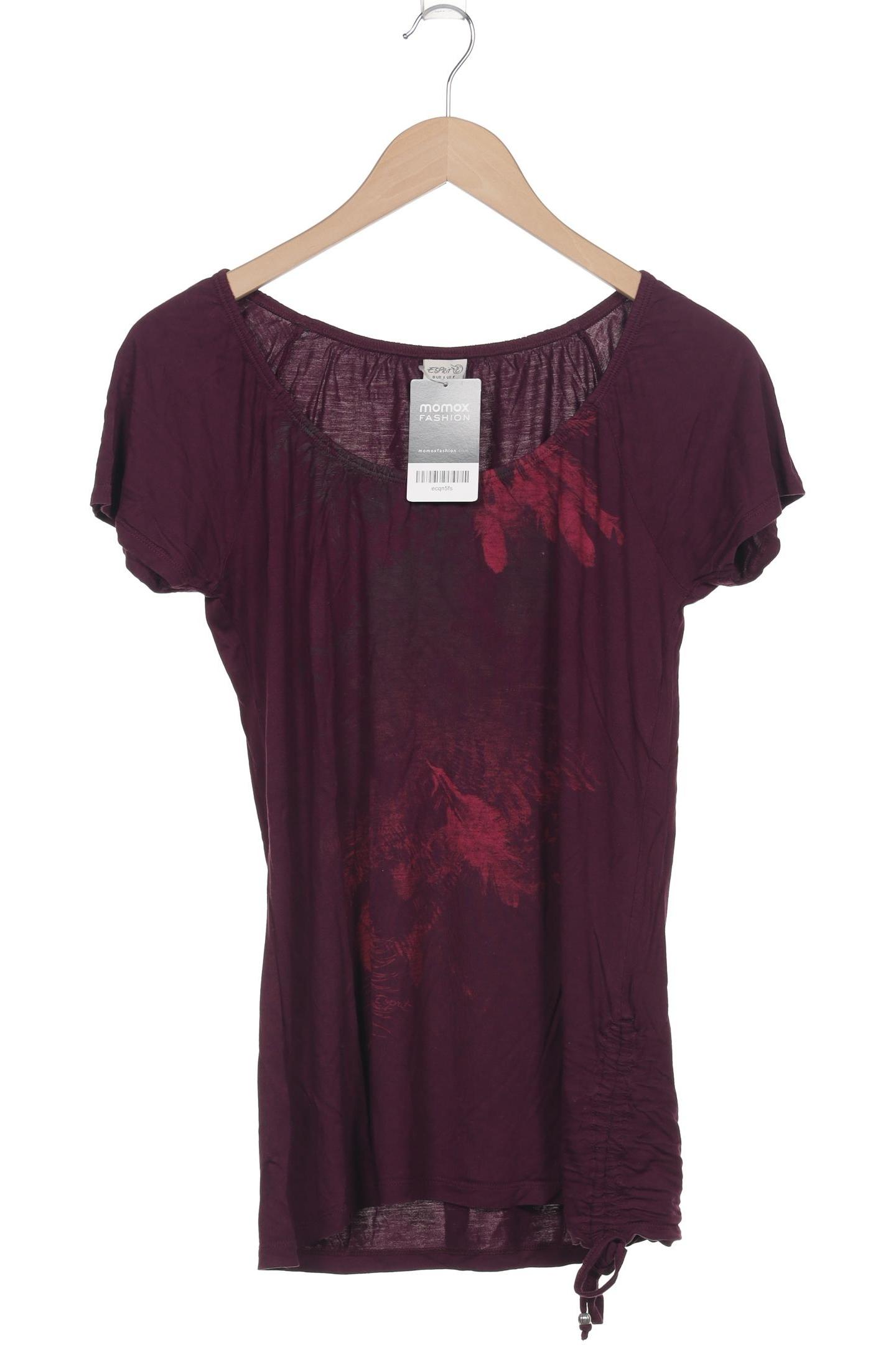 

Esprit Damen T-Shirt, bordeaux, Gr. 42