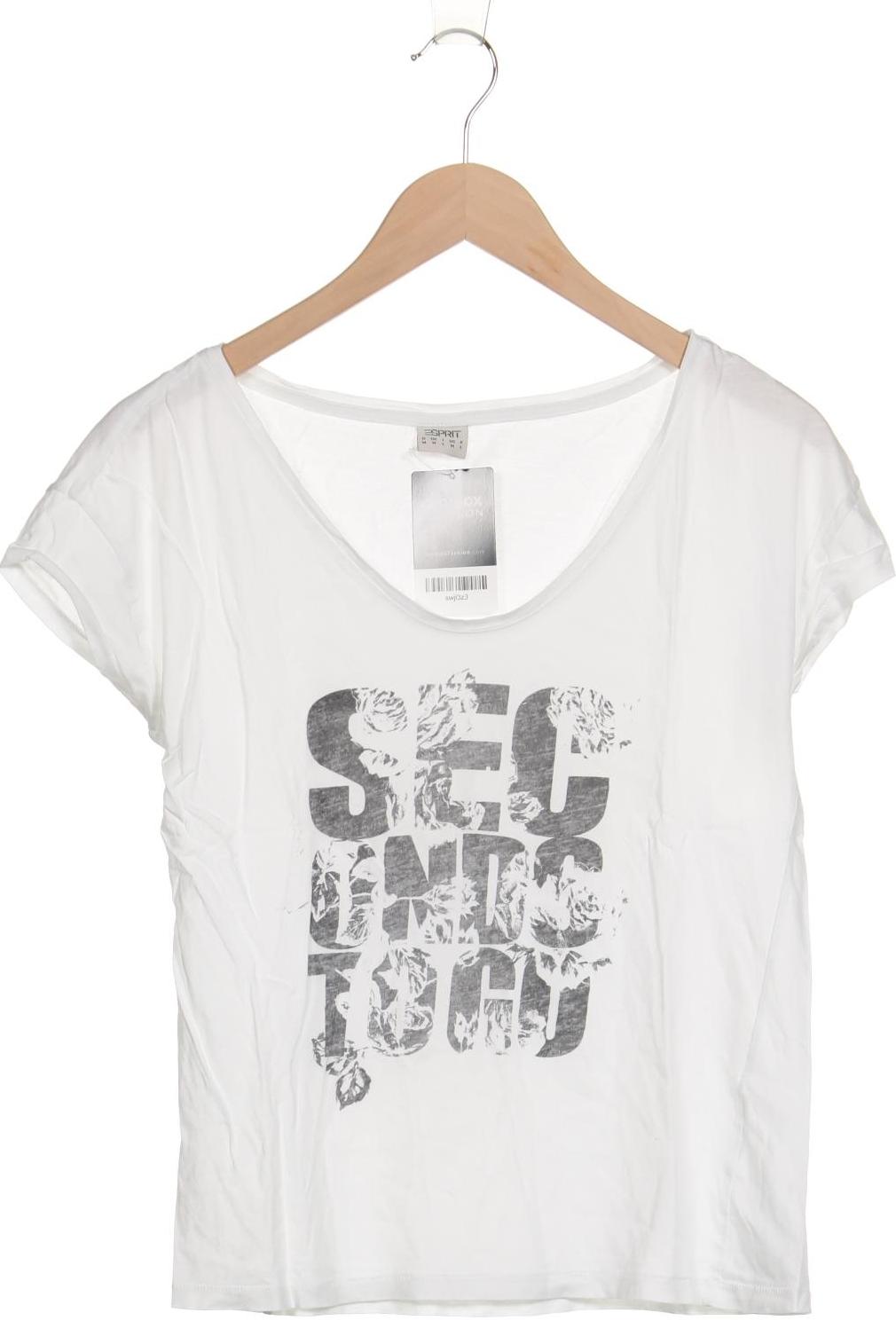 

Esprit Damen T-Shirt, weiß, Gr. 38