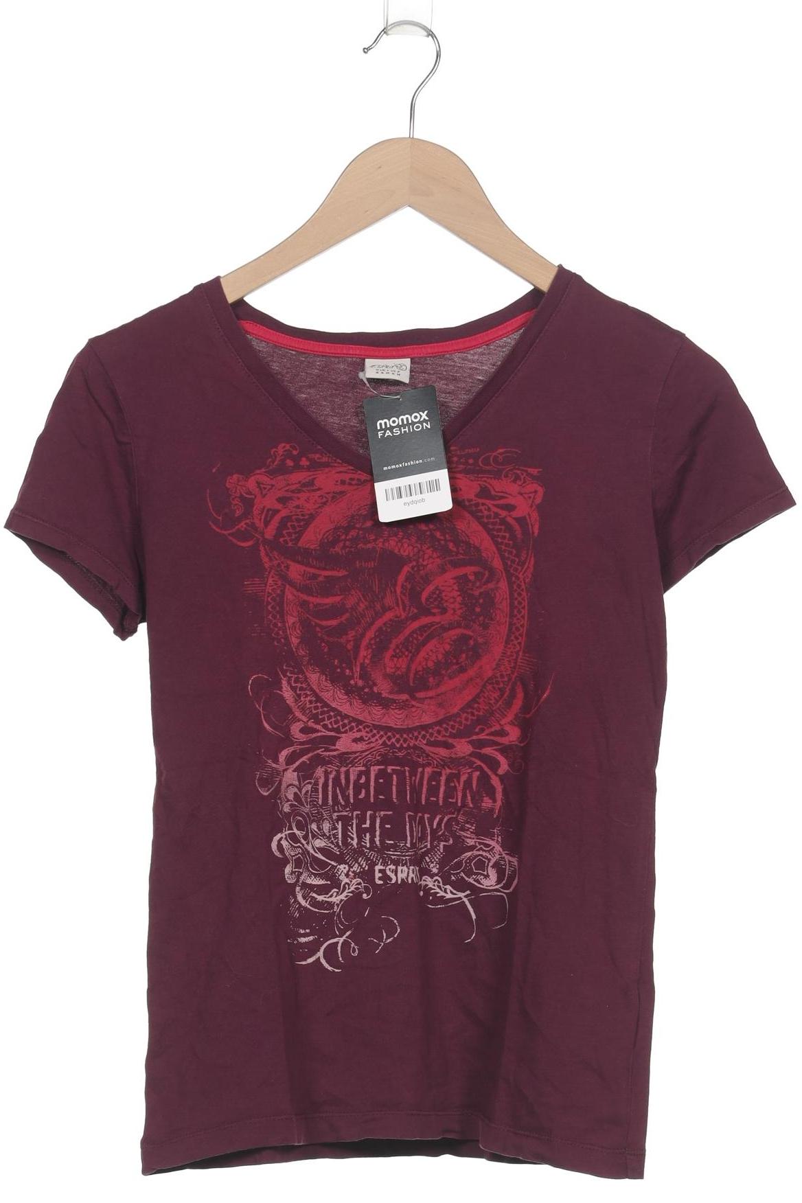 

Esprit Damen T-Shirt, bordeaux, Gr. 36