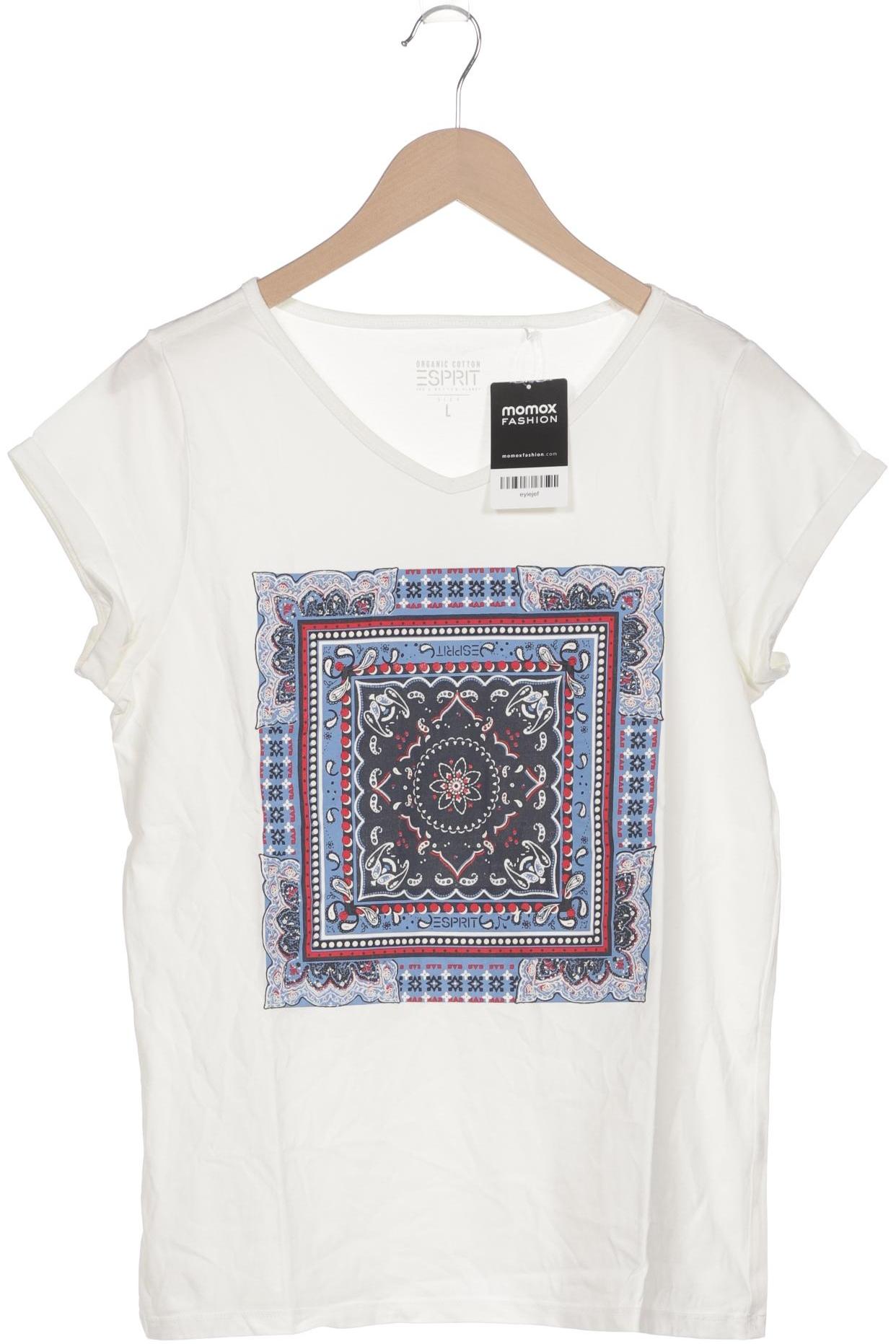 

Esprit Damen T-Shirt, weiß, Gr. 42