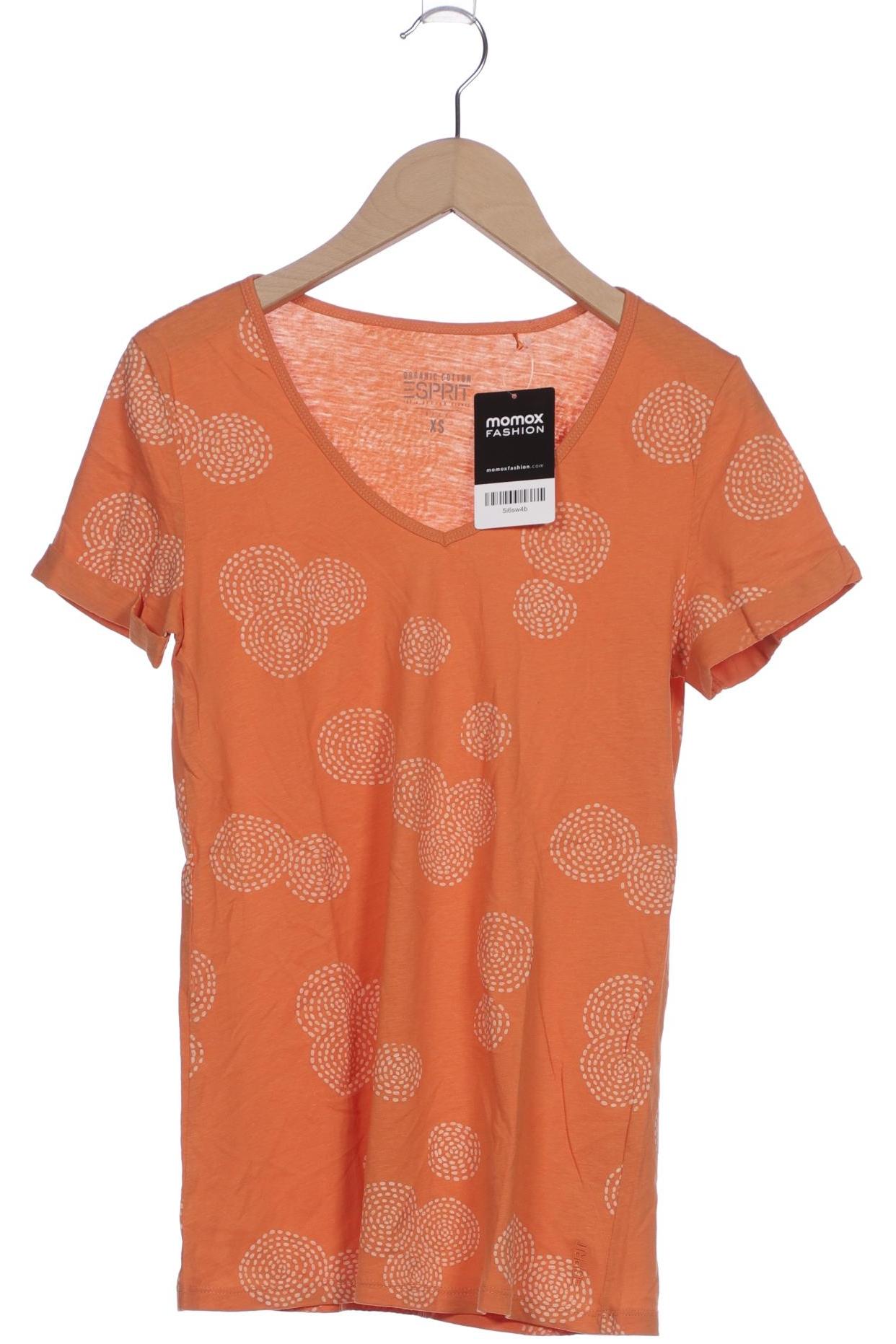 

Esprit Damen T-Shirt, orange, Gr. 34