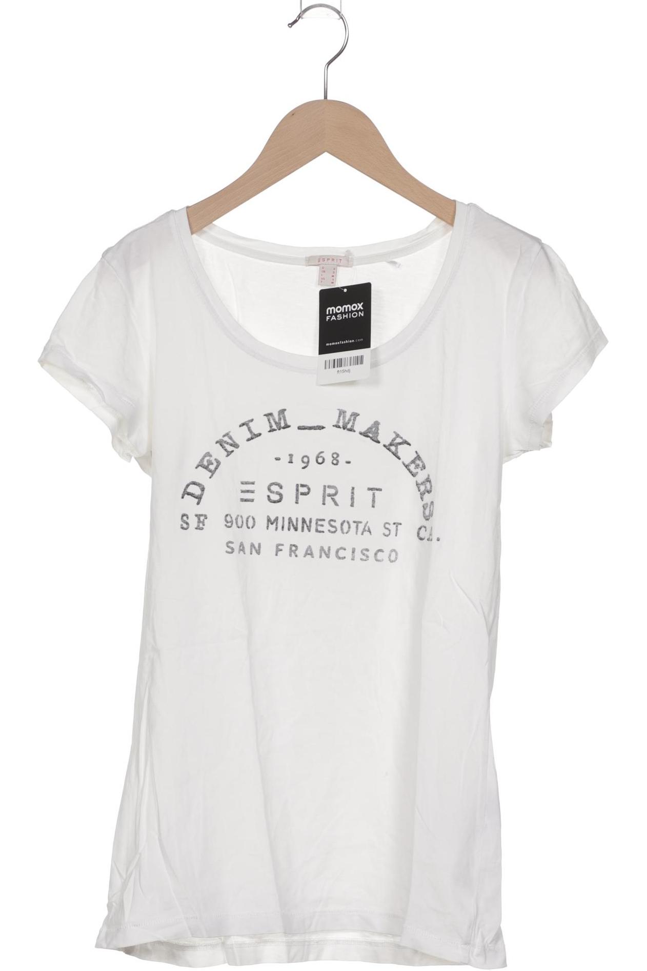 

Esprit Damen T-Shirt, weiß, Gr. 36