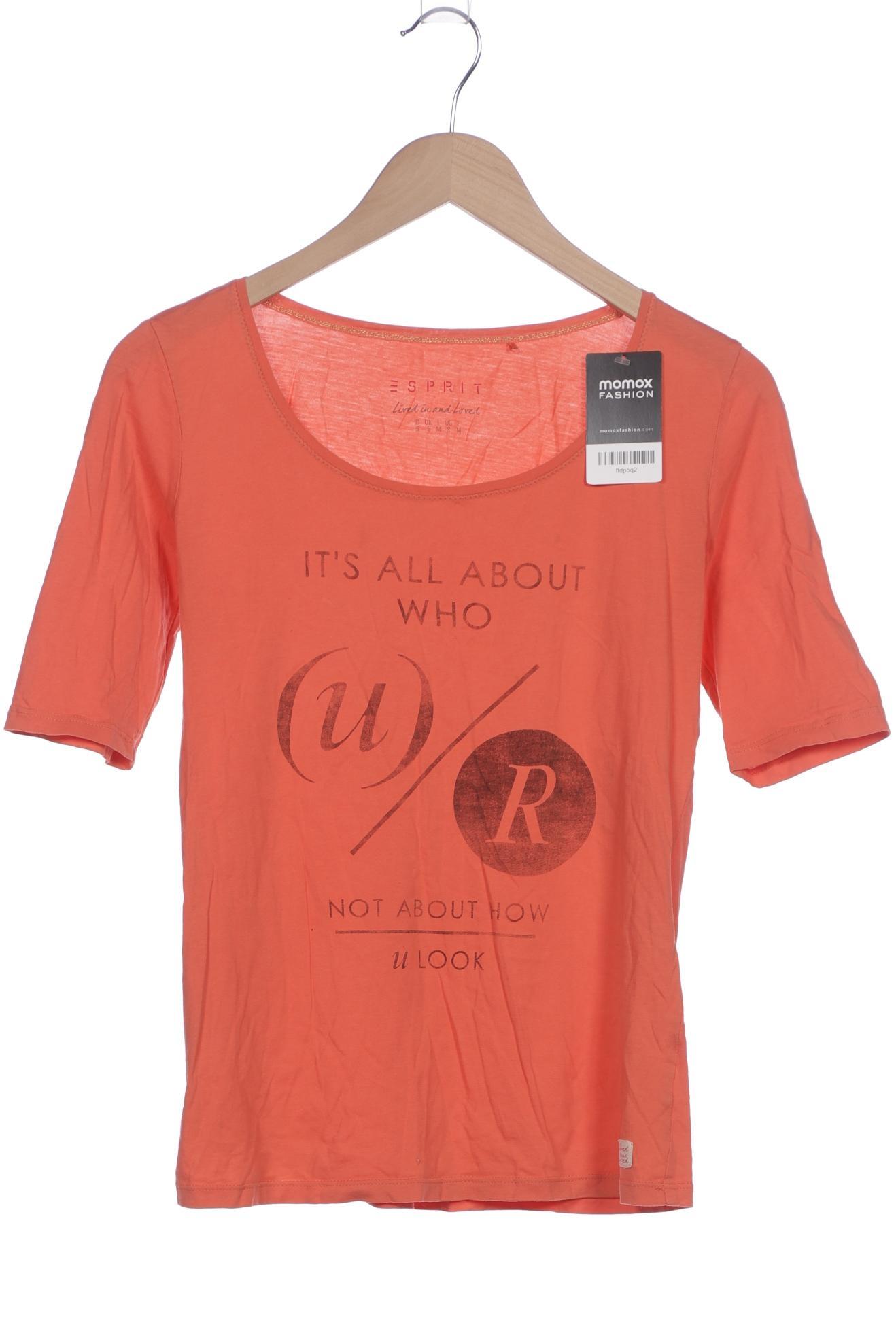 

Esprit Damen T-Shirt, orange, Gr. 36