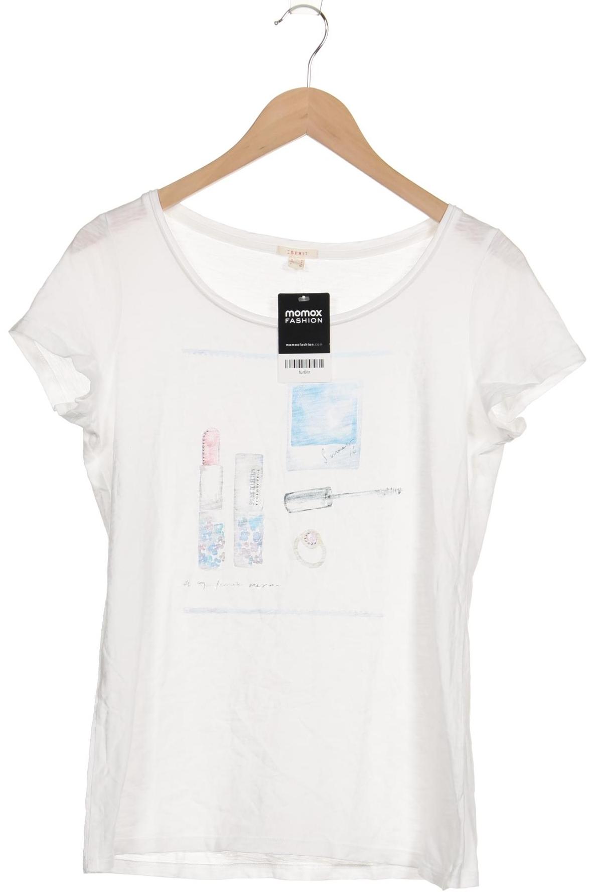 

Esprit Damen T-Shirt, weiß, Gr. 36