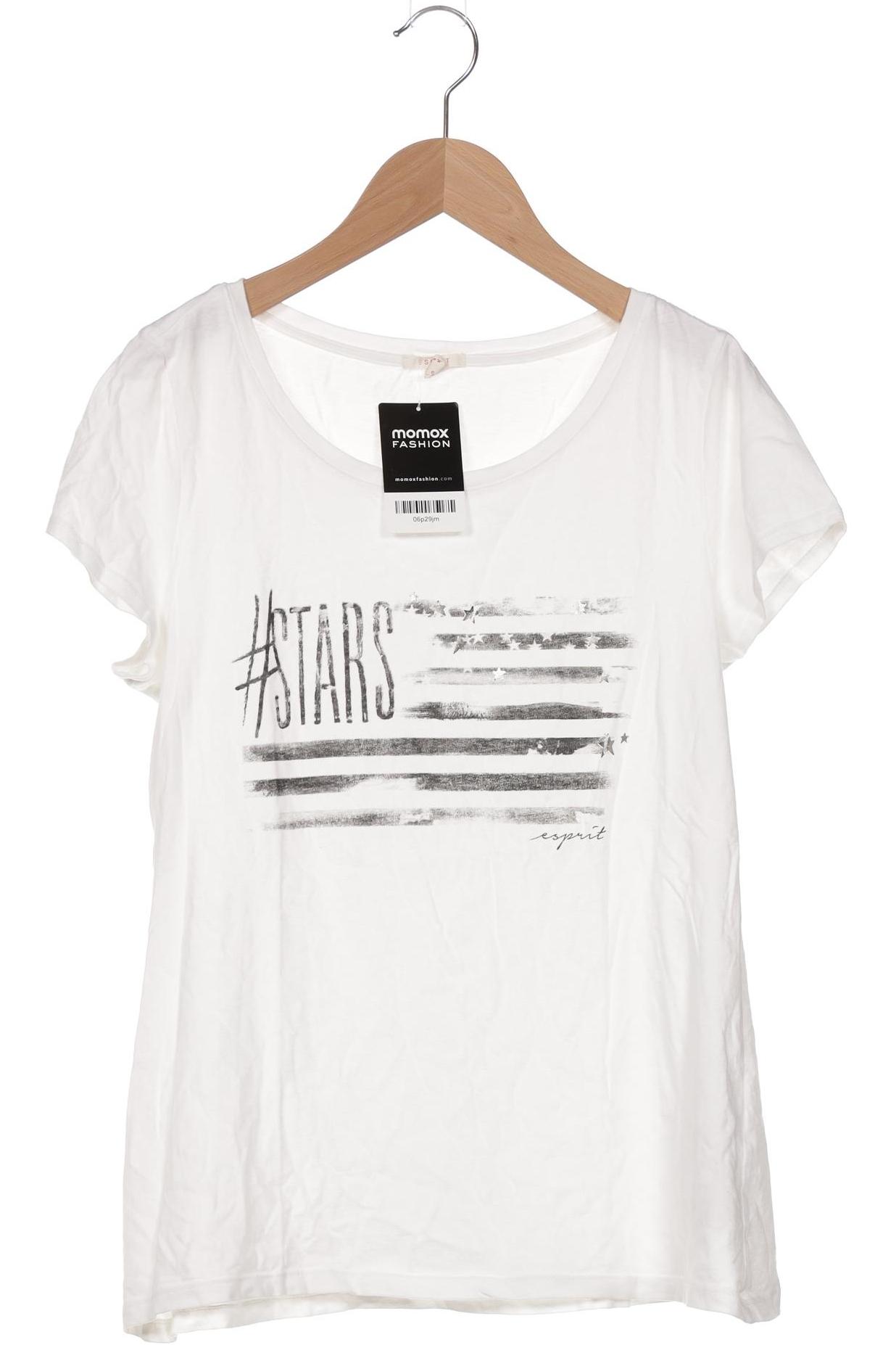 

Esprit Damen T-Shirt, weiß, Gr. 36